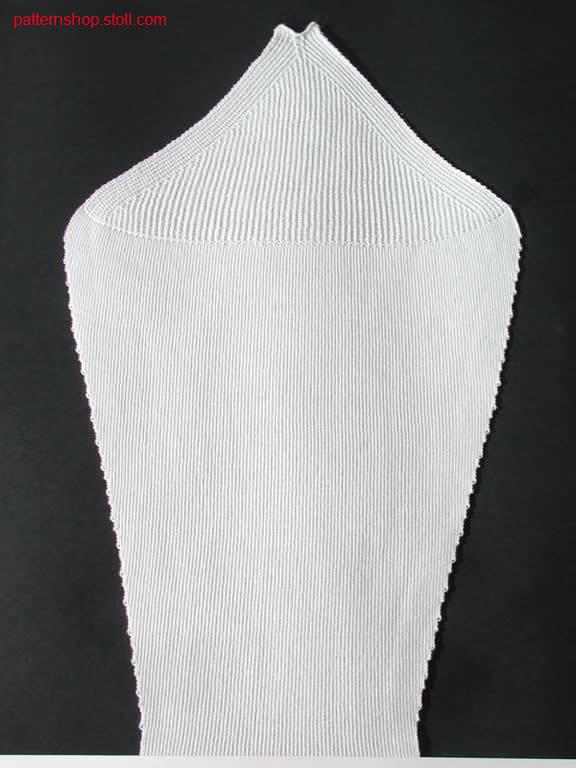 FF-Raglansleeve with 2-colour half cardigan / FF-Raglanarm mit 2-farbigen Perlfang