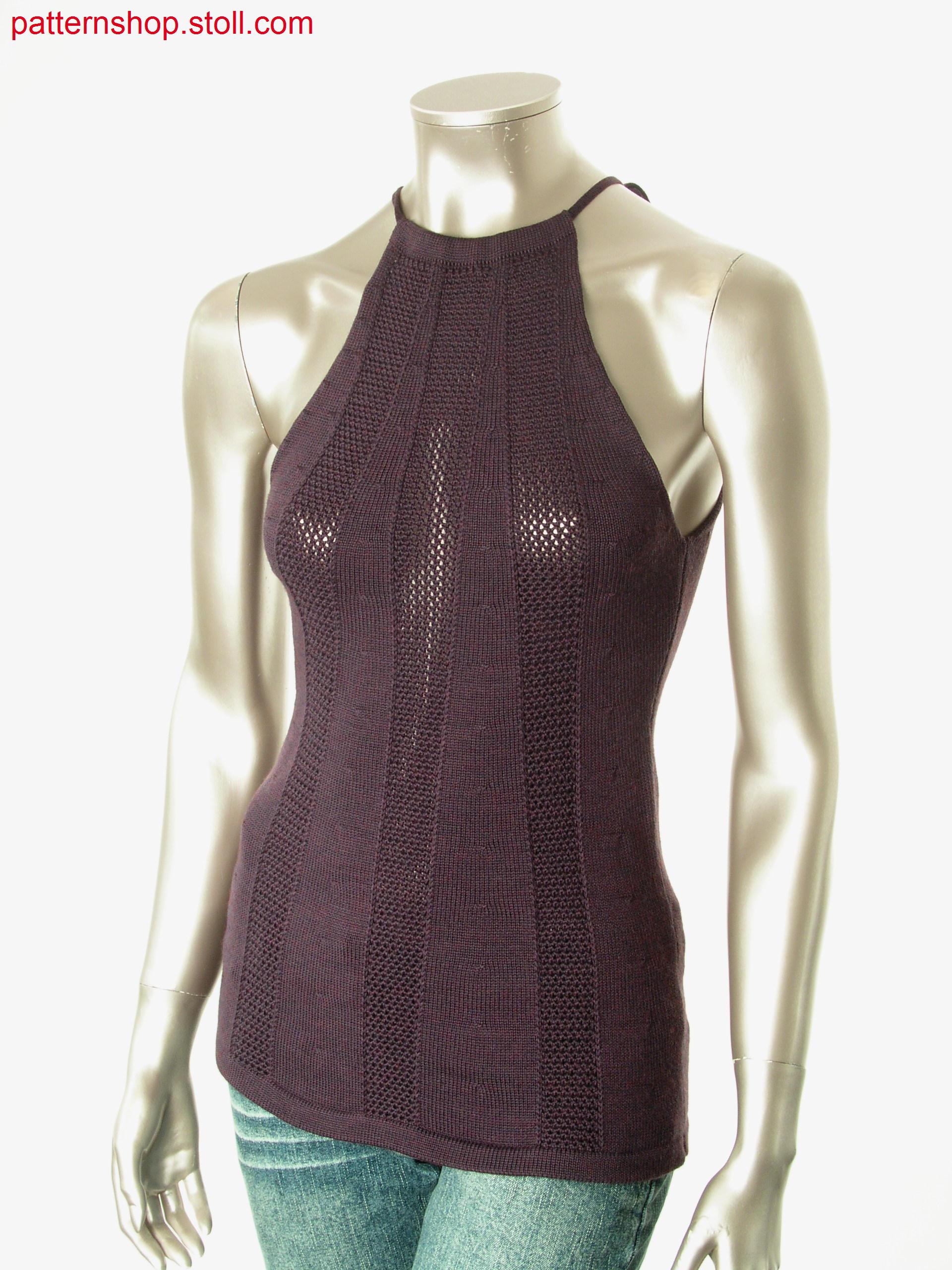 Fitted Fully Fashion top with fair isle shape / Tailliertes Fully Fashion Top mit Fair Isle Form