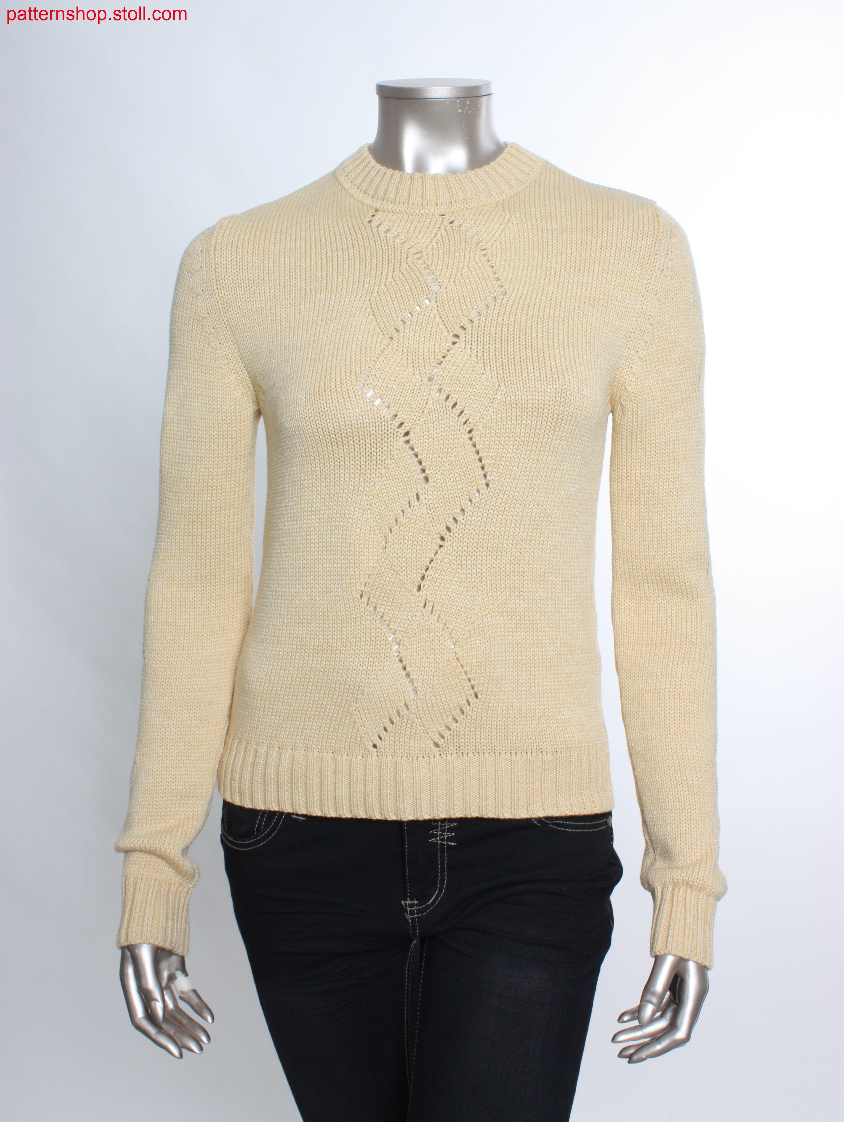 Fully Fashion jersey pullover / Fully Fashion Rechts-LinksPullover