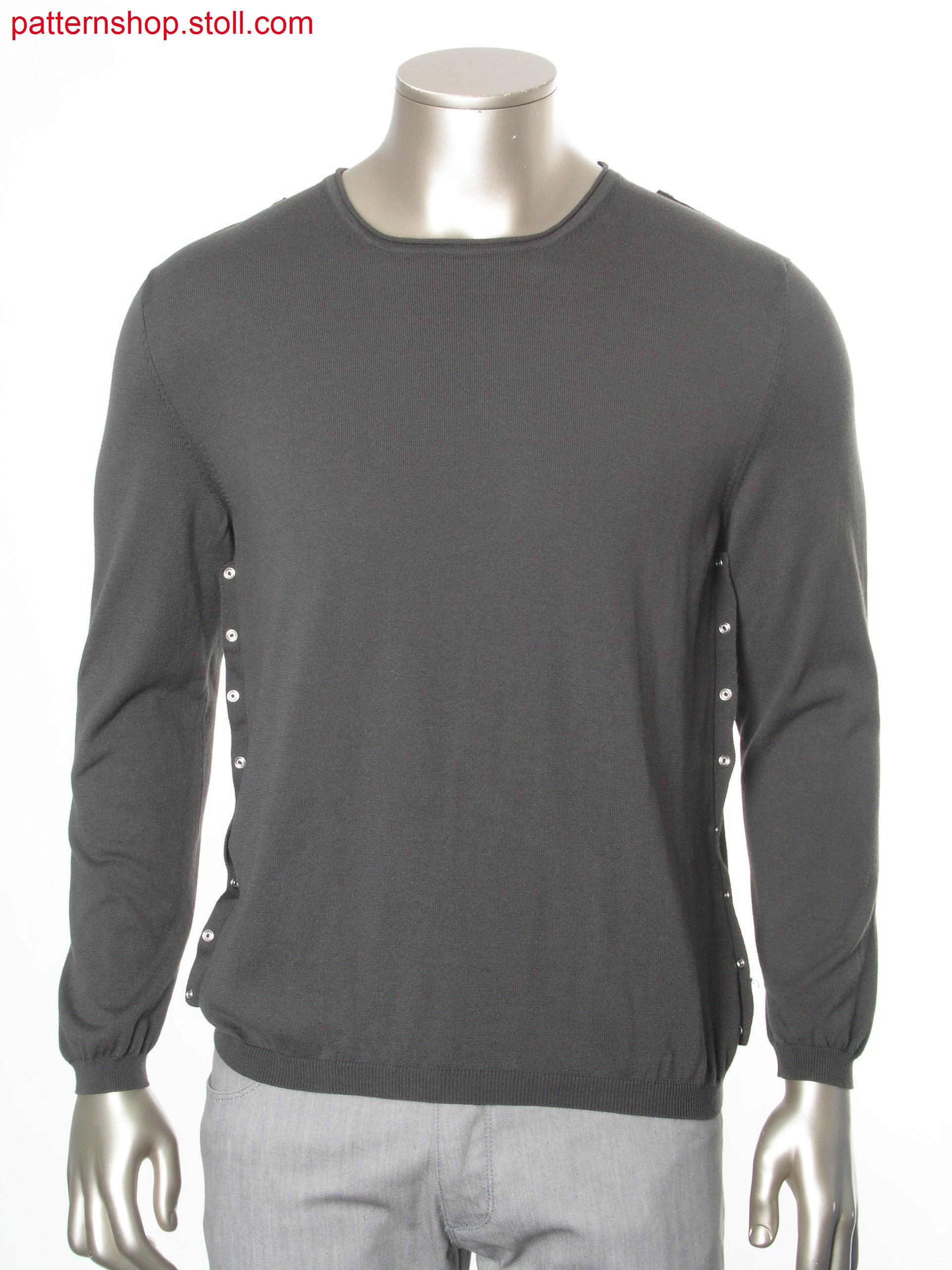 Fully Fashion jersey pullover / Fully Fashion Rechts-Links Pullover