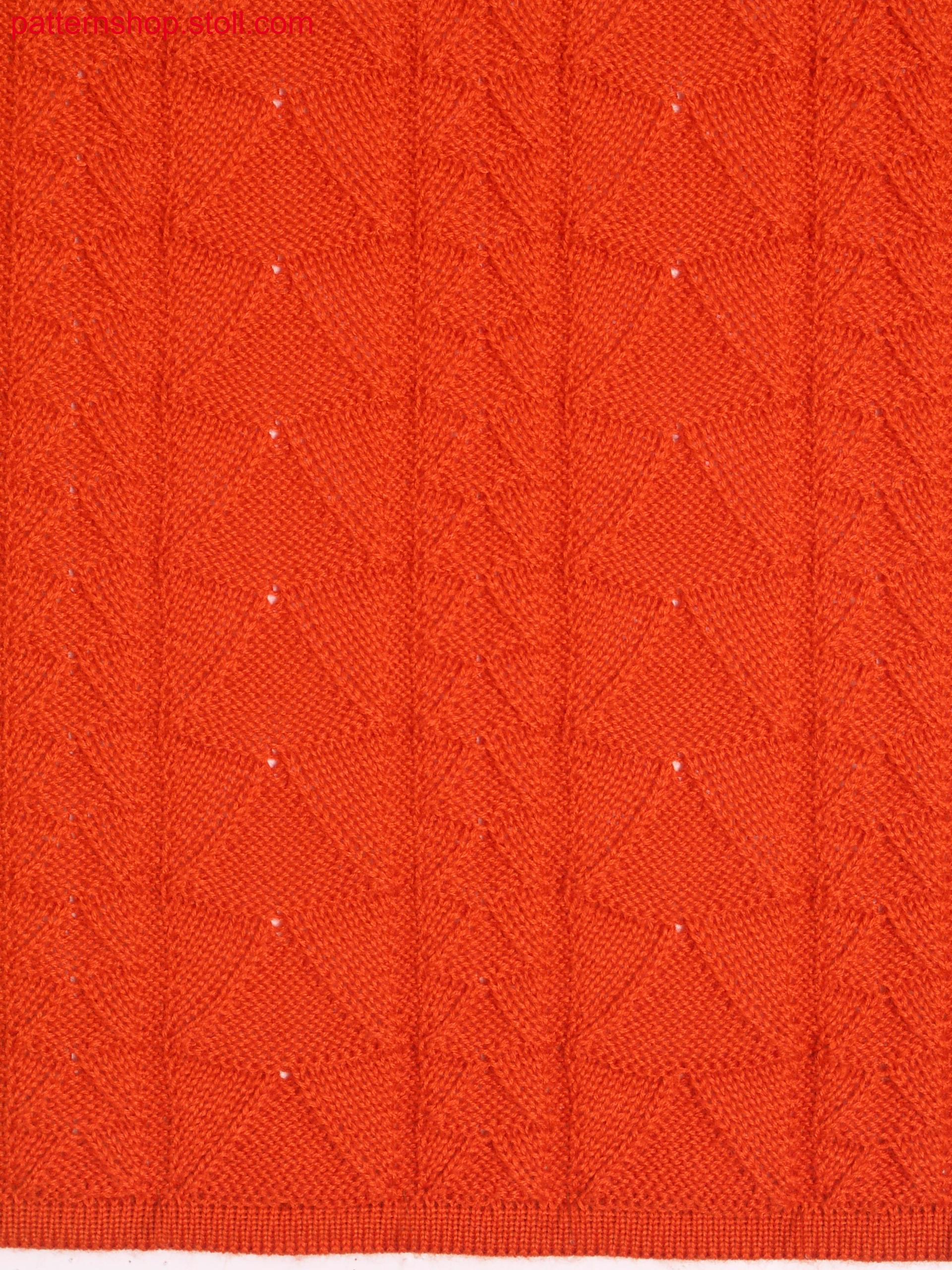 Pointelle pattern with split technique / Petinetmuster mit Splittechnik