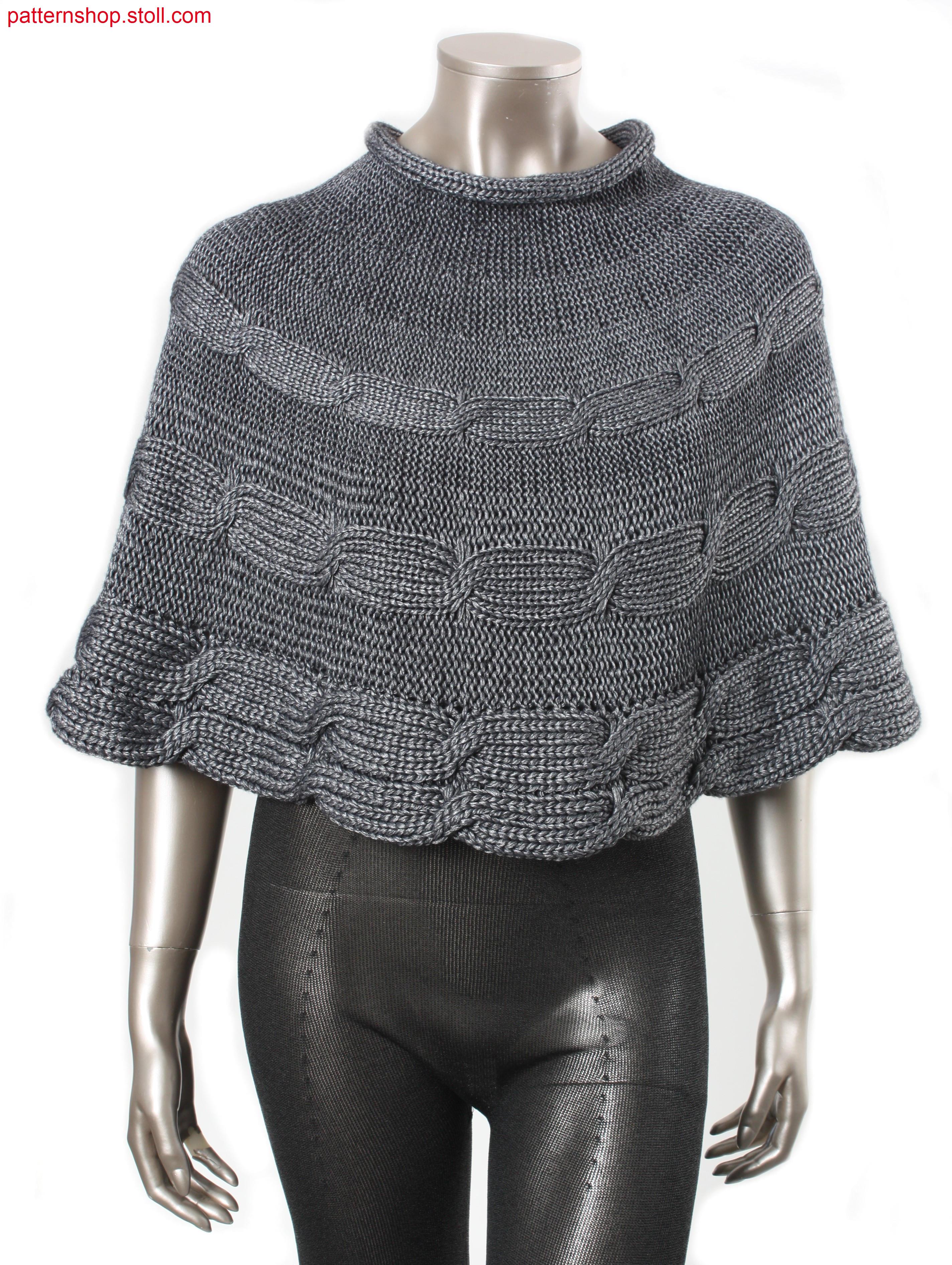 Poncho in different gauge optics / Poncho in verschiedenenFeinheitsoptiken