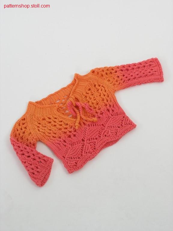 Baby's raglan pullover in tie-dye-technique / Babyraglanpullover in Bandana-Technik