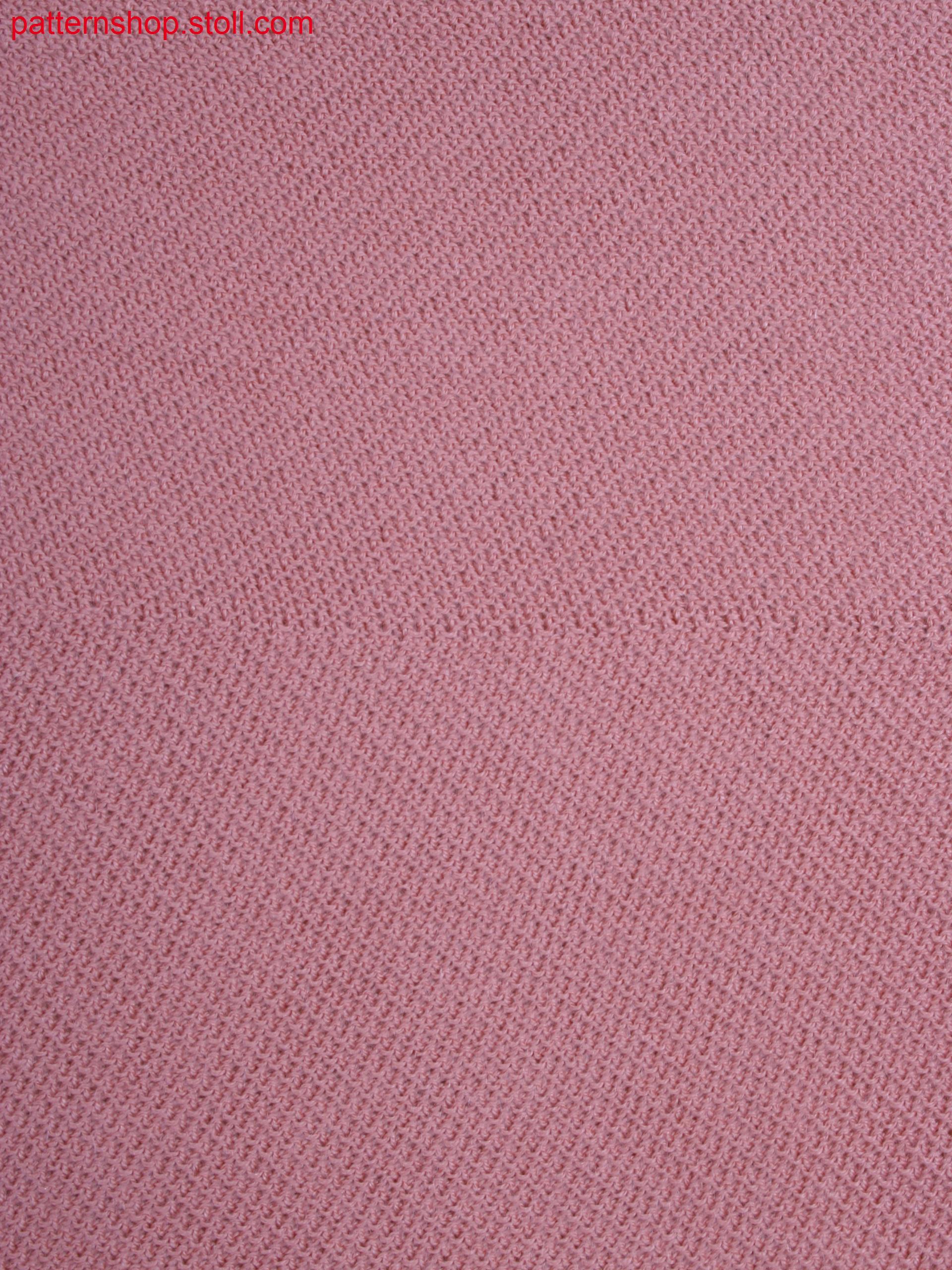 diagonal line texture by 1x1 cable