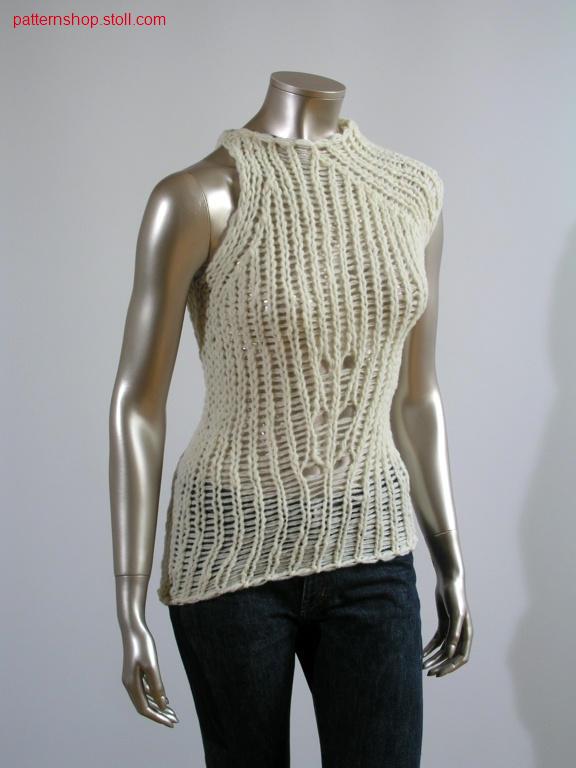 Jersey top in 1x1 technique / Rechts-Links Top in 1x1 Technik