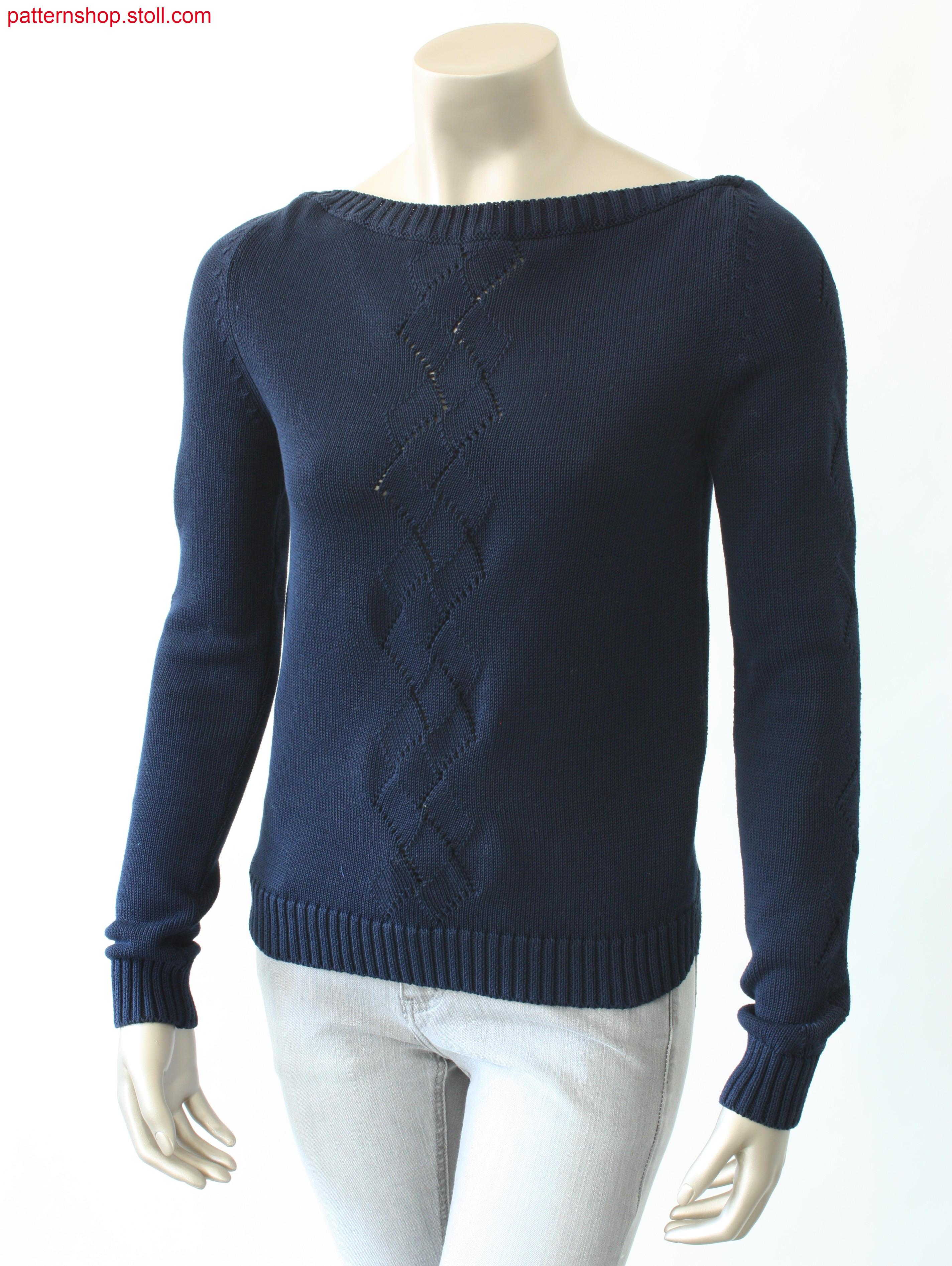 Fully Fashion jersey pullover / Fully Fashion Rechts-LinksPullover