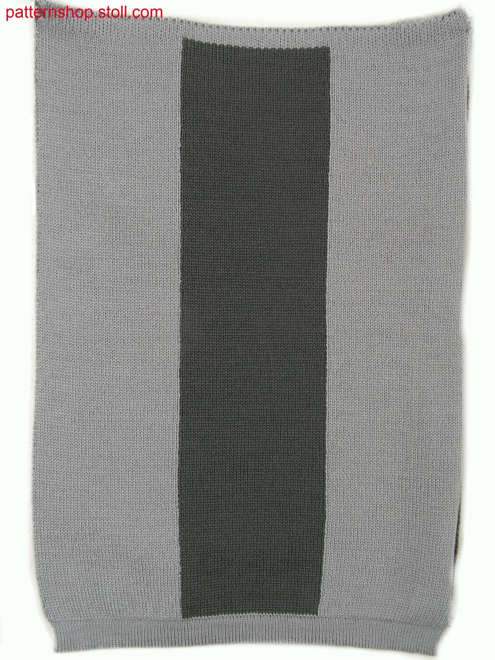 Two layer fabric (cross tubular) with all needles / Zweilagiges Gestrick (Kreuzschlauch) mit allen Nadeln