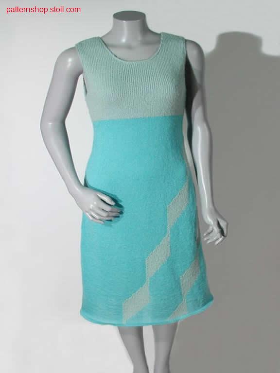 intarsia with diagonaldiamonds / Intarsiamuster mit Diagonalrauten