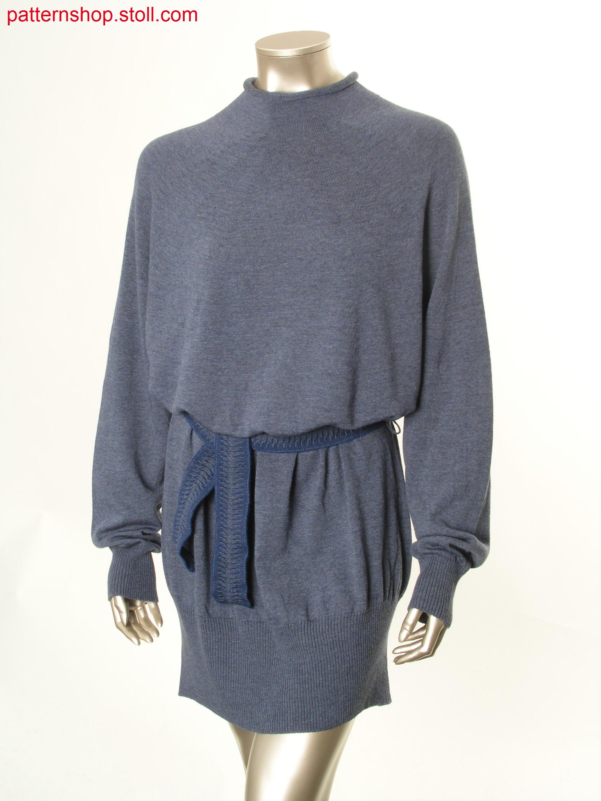 Oversized jersey fair isle pullover /