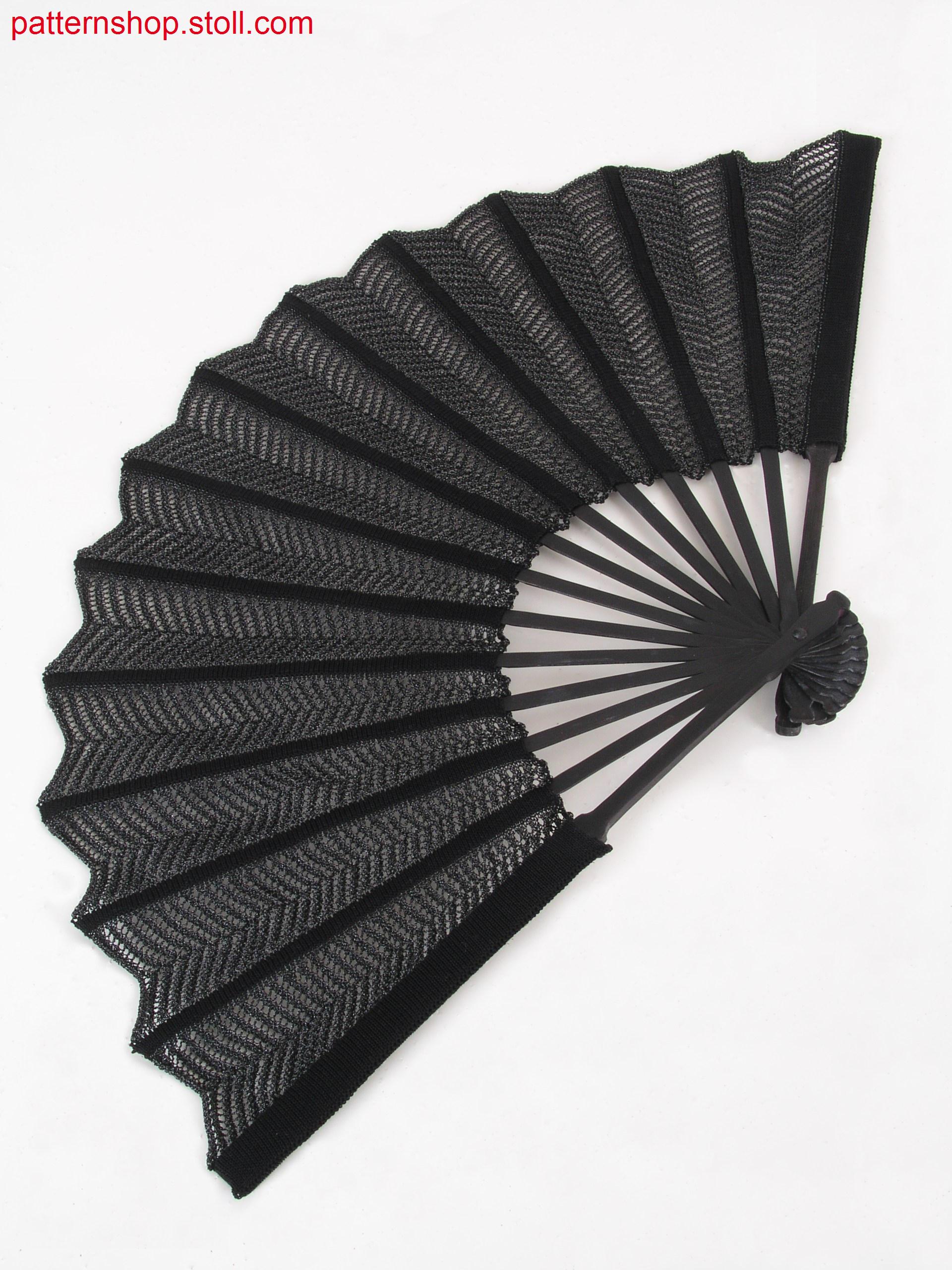 Fully Fashion fan in pointelle structure / Fully Fashion F