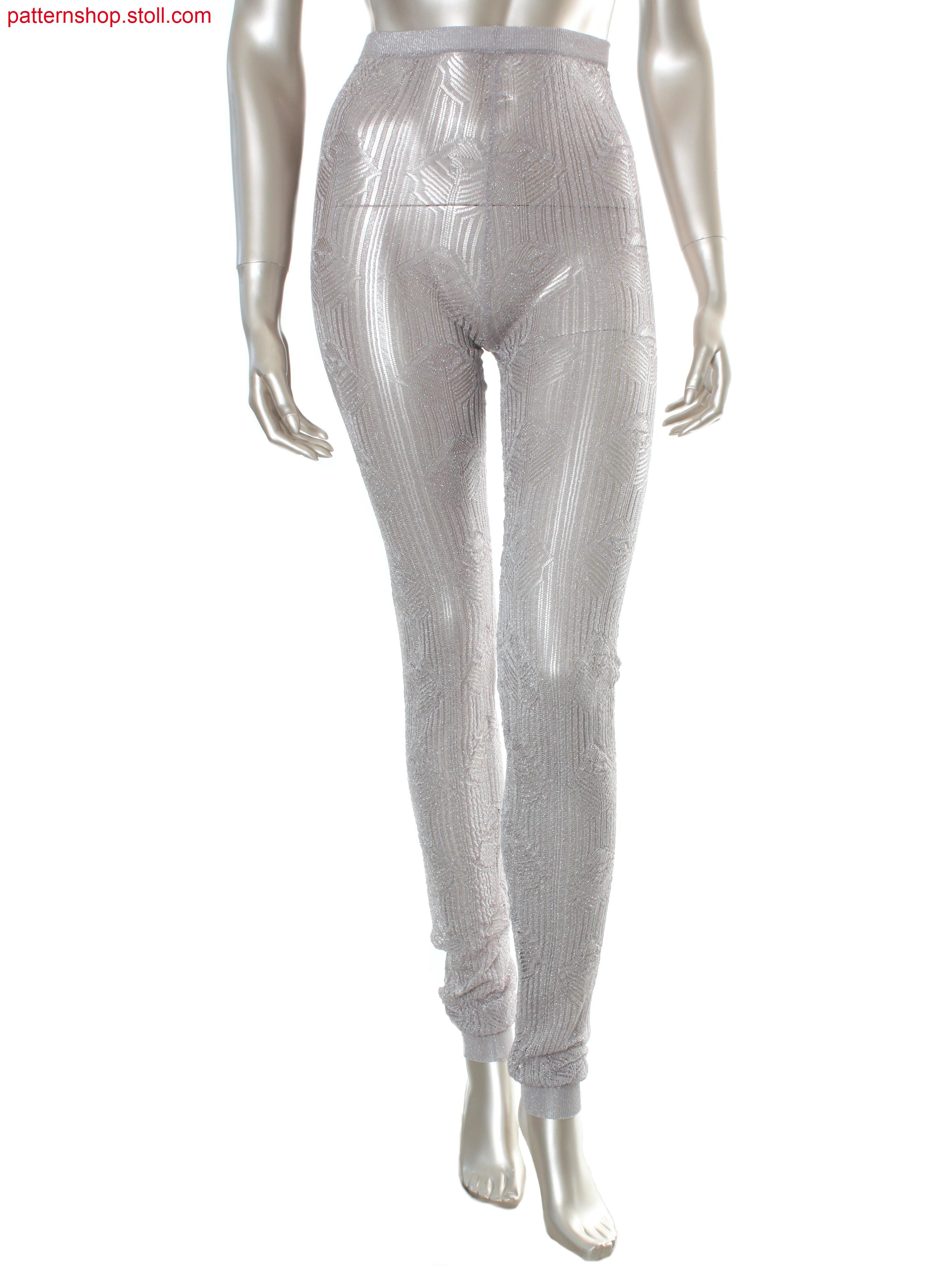 Fully Fashion leggings in pointelle structure / Fully Fashion Leggings in Petinetstruktur