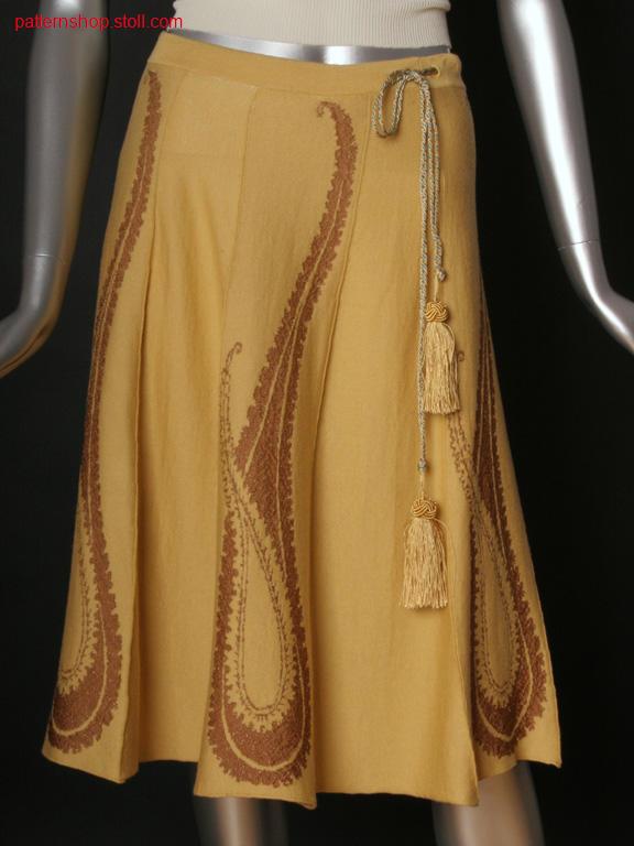 Jersey swing skirt / Rechts-Links Swingrock