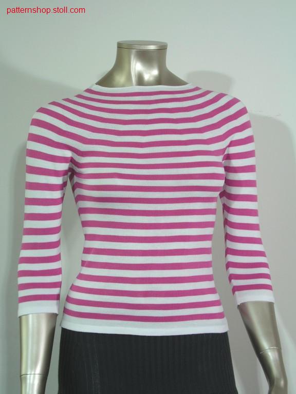 Stripe pullover, fair isle technique / Ringel Pullover, Fair Isle Technik