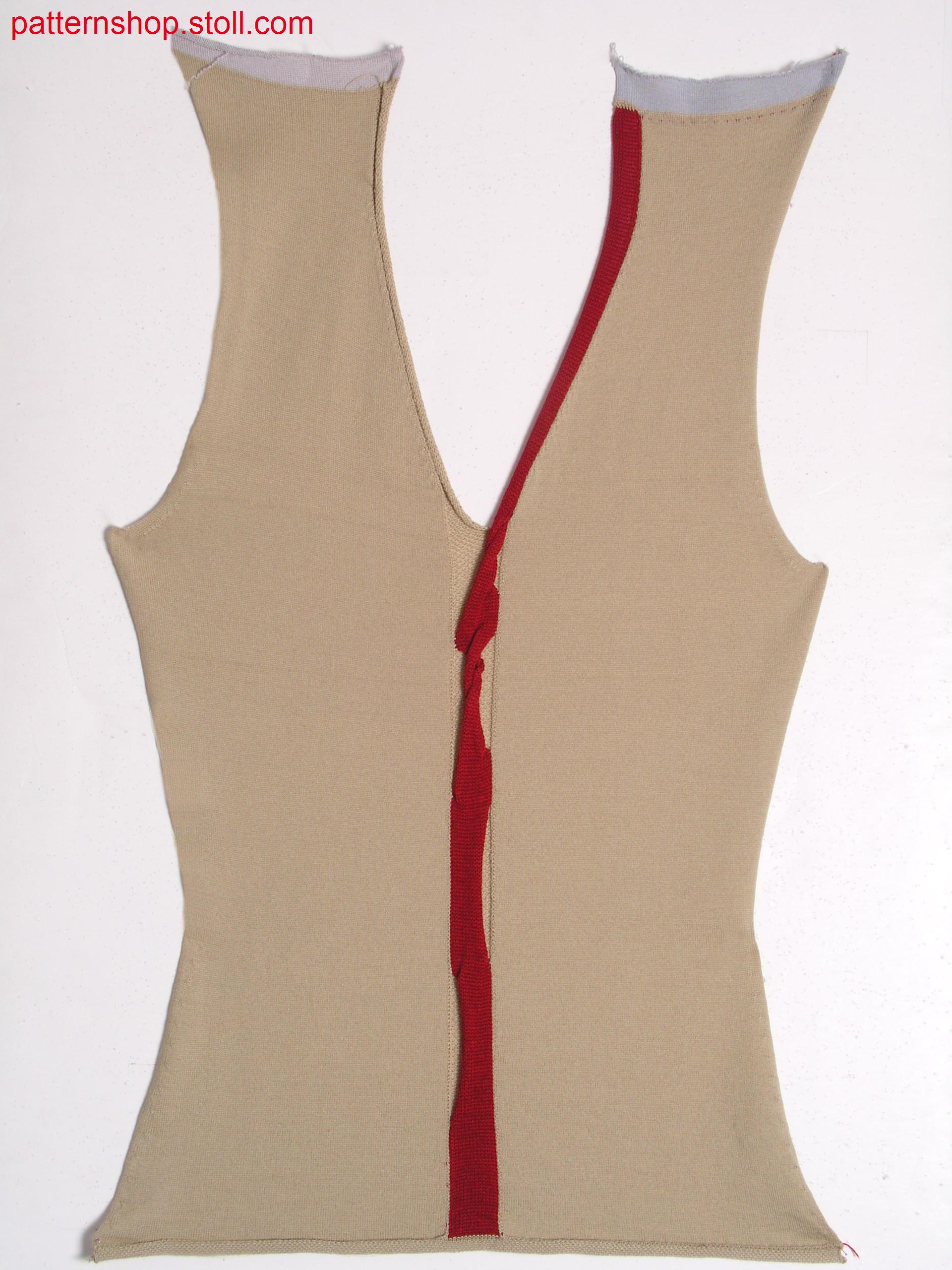 Fitted Fully Fashion-Intarsia front  / Tailliertes Fully Fashion-Intarsia Vorderteil