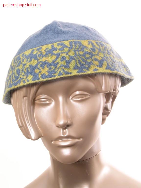 Cap in gore technique with 2-colour jacquard / M