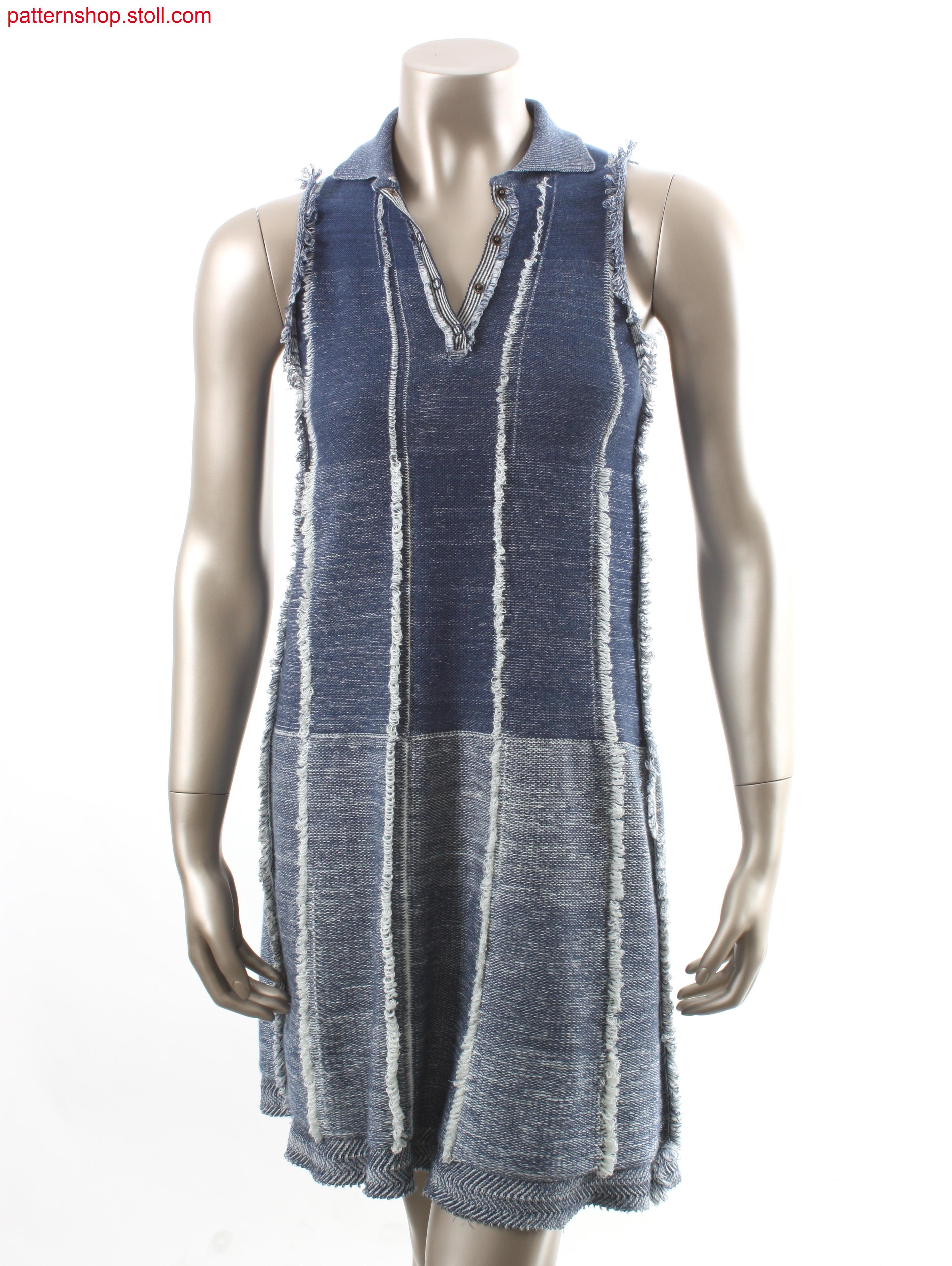 Fully Fashion dress with herringbone start / Fully FashionKleid mit Knieversatzanfang