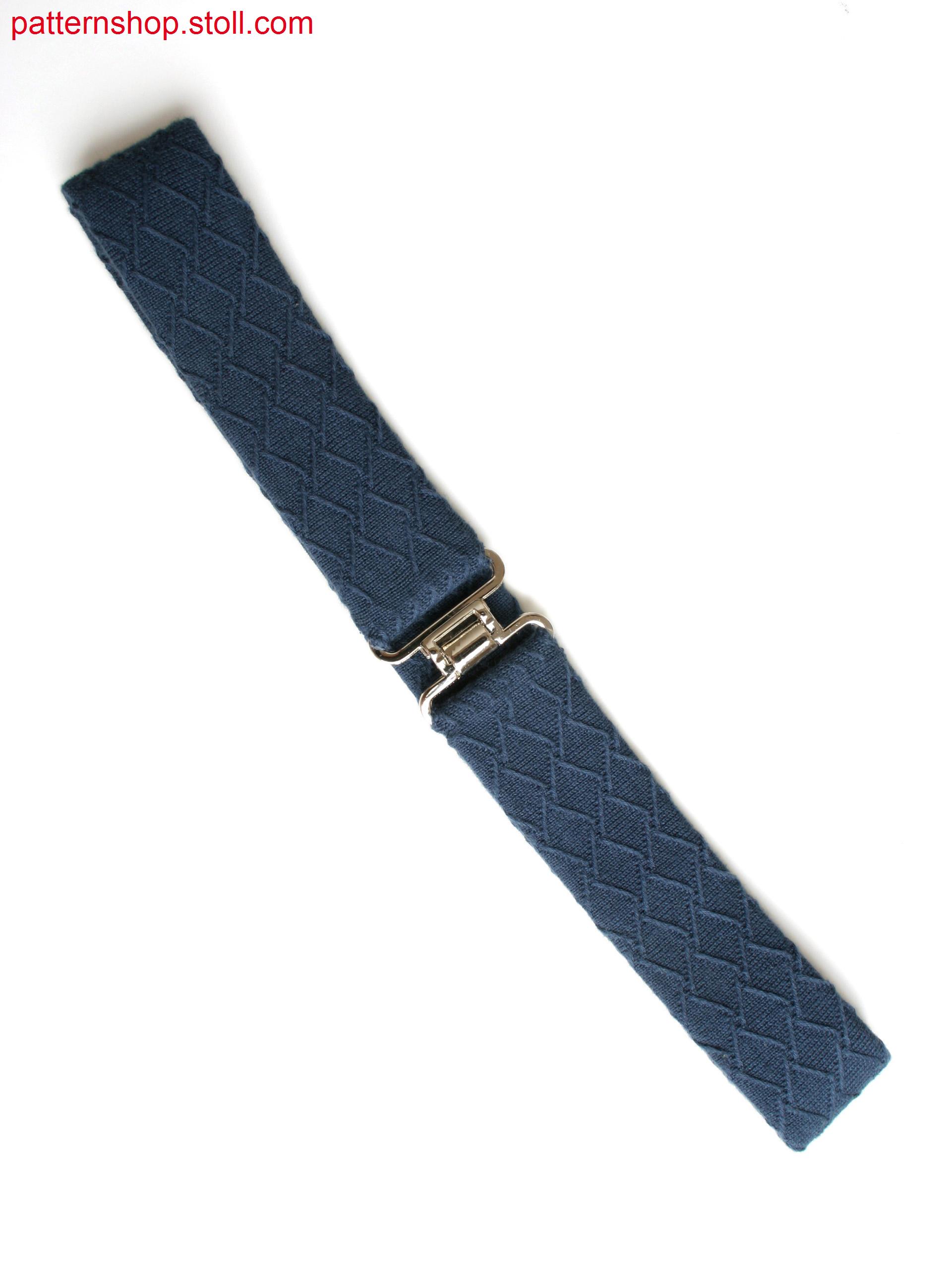 Fully Fashion belt with float structure in 10gg optic