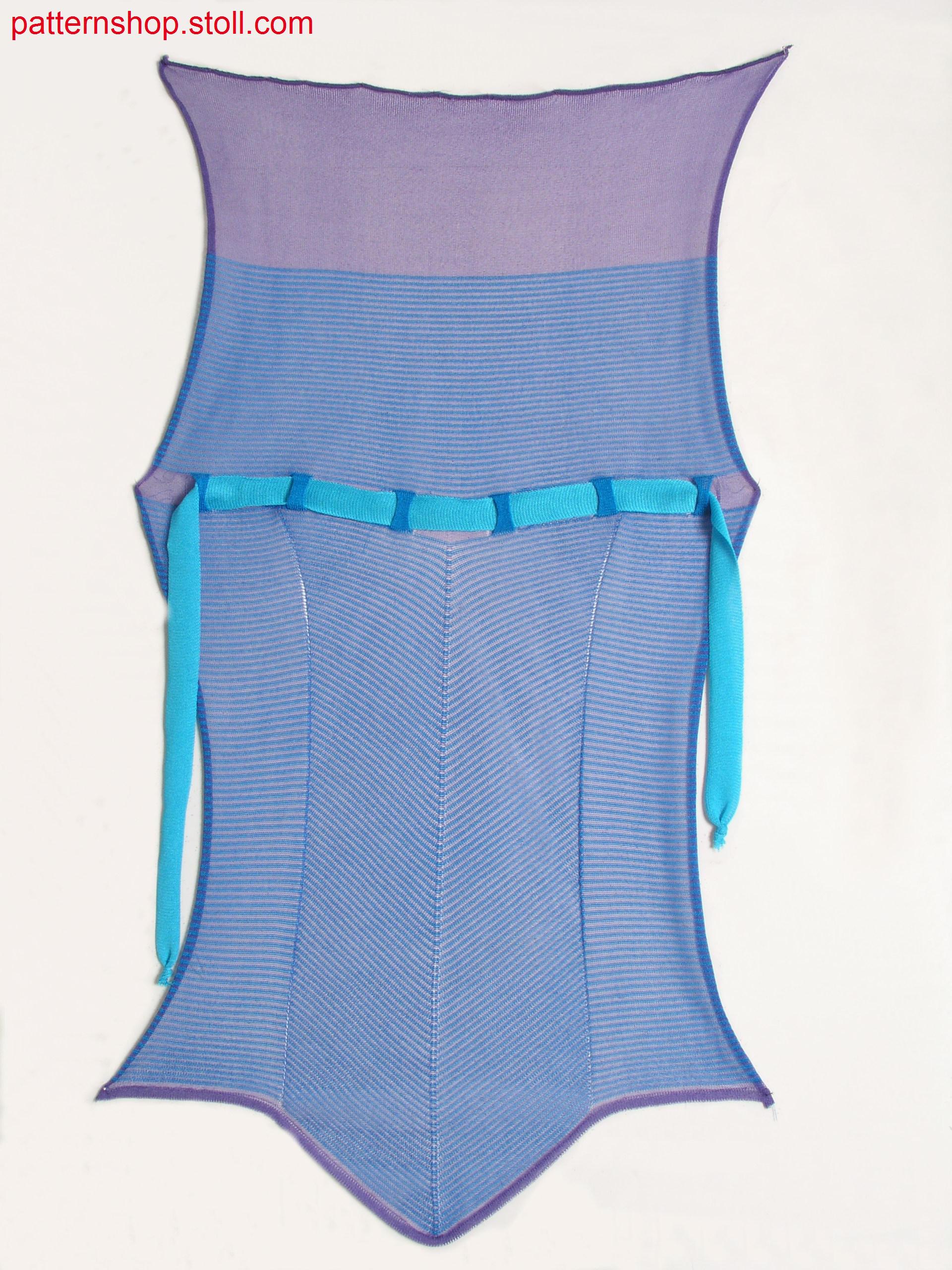 Hooped pattern with pointelle structure / Ringelmuster mit Petinetstruktur