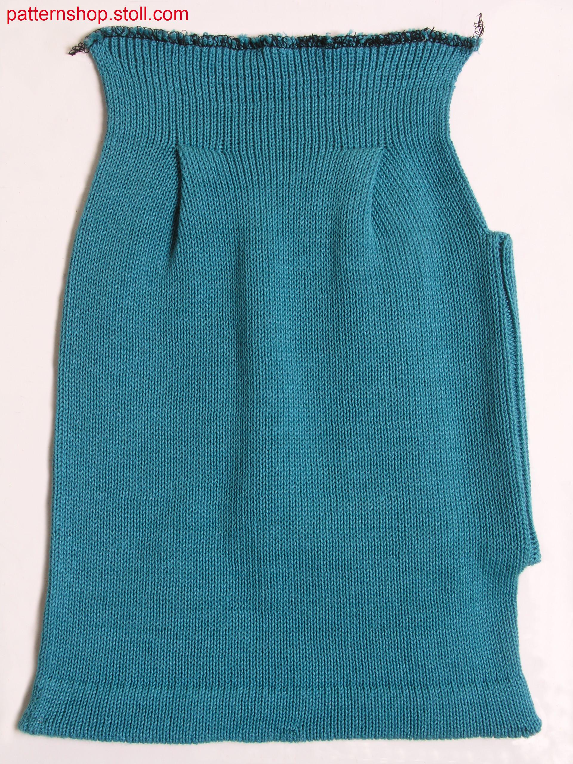 Swatch with inner thrust-in-pockets / Musterausschnitt mitSchubtasche