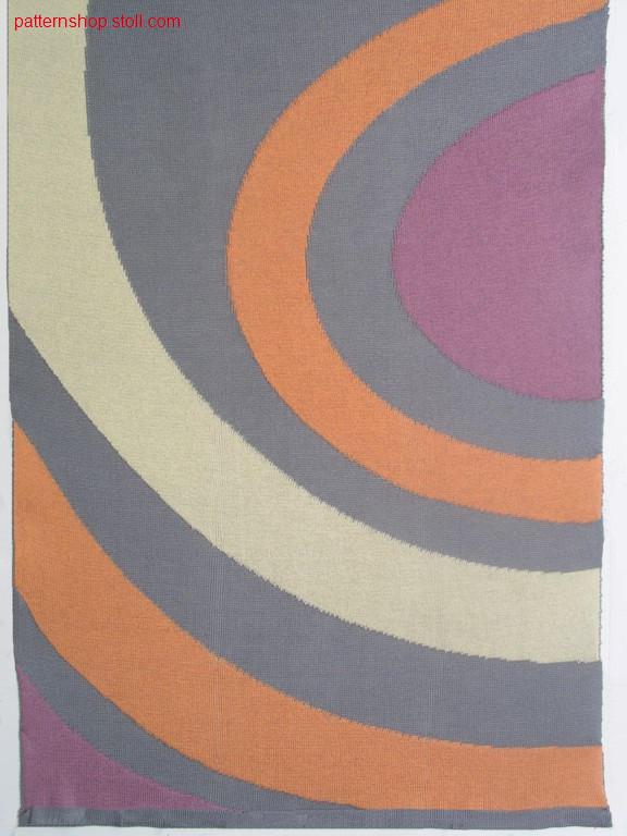 Intarsia pattern with net back / Intarsiamuster mit Netzr