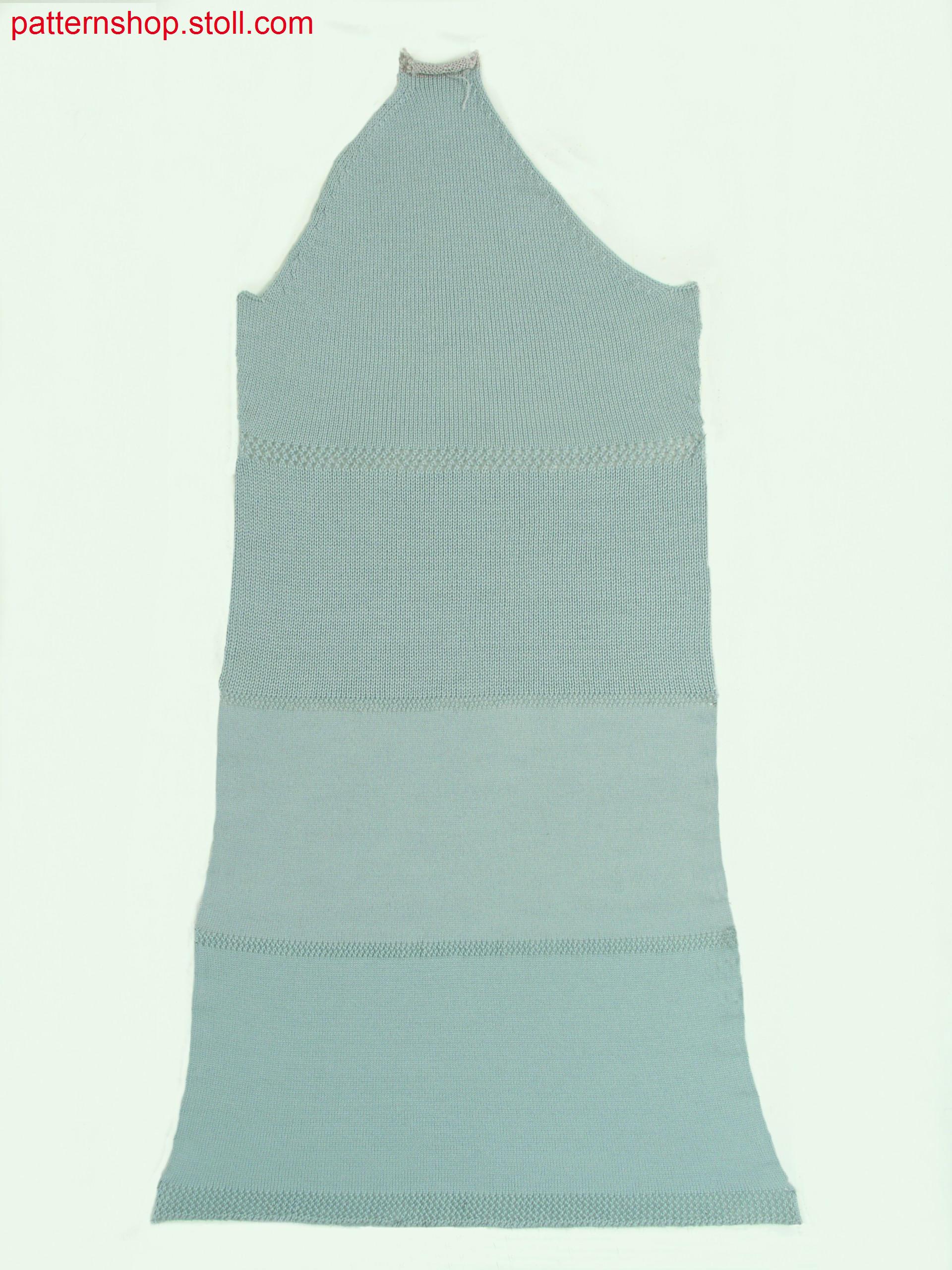 Fully Fashion jersey sleeves with stripes in pointelle structure / Fully Fashion Rechts-Links