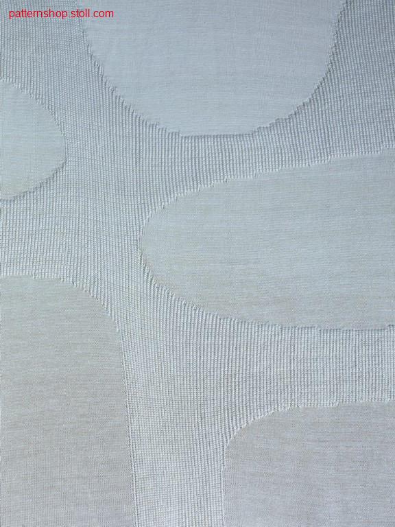 Jersey-Intarsia pattern with 1x1 rib / Rechts-Links Intarsiamuster mit 1x1 Rippe