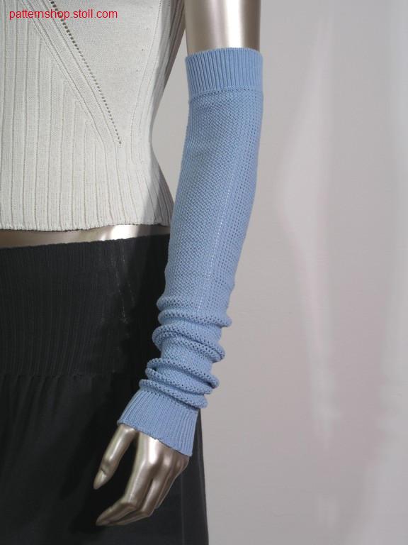 Pointelle structure in net optic / Petinetstrukturmuster in Netzoptik