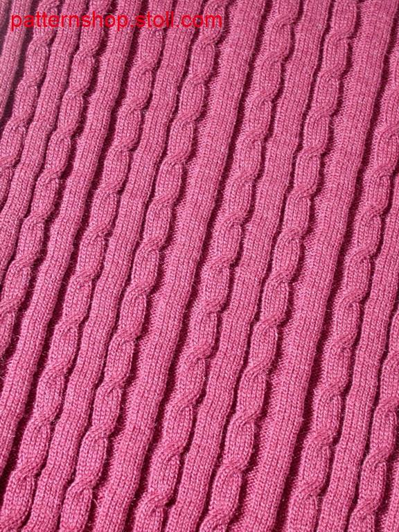 Rib pattern with 3x2 cables / Rippenmuster mit 3x2 Z