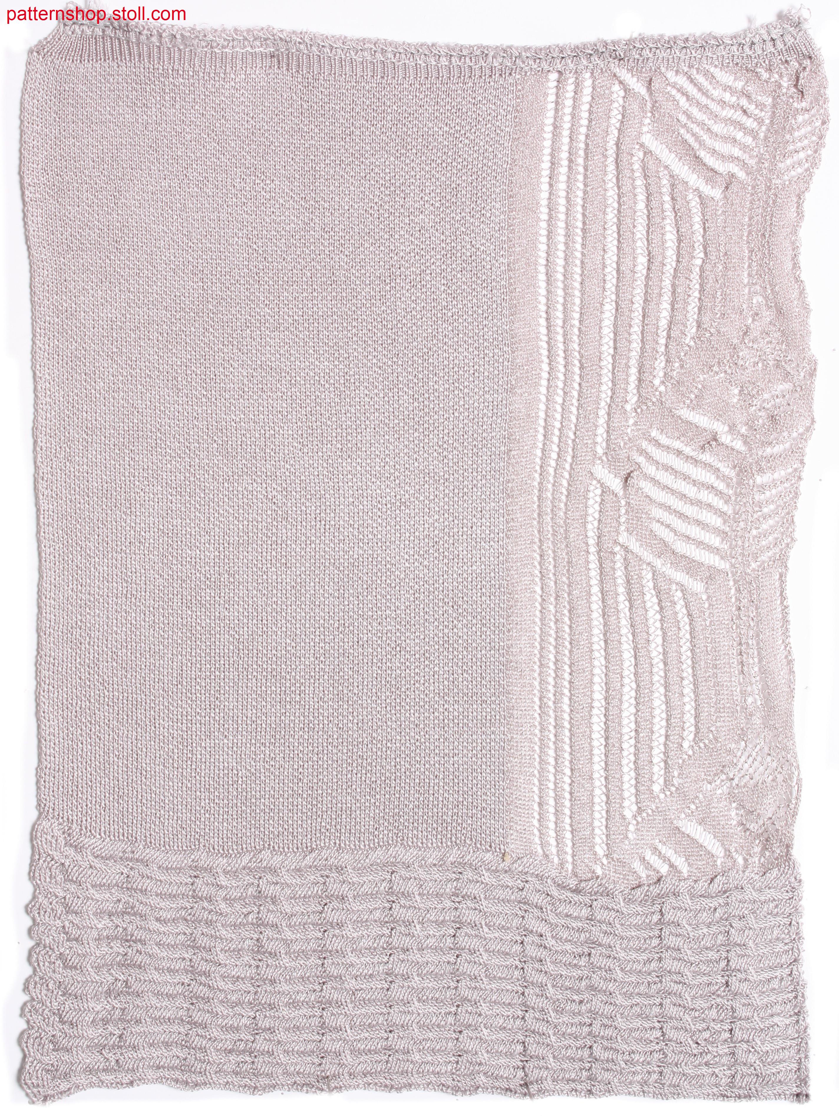 Swatch in 2-colour jacquard structure / Musterausschnitt in 2-farbiger Jacquardstruktur