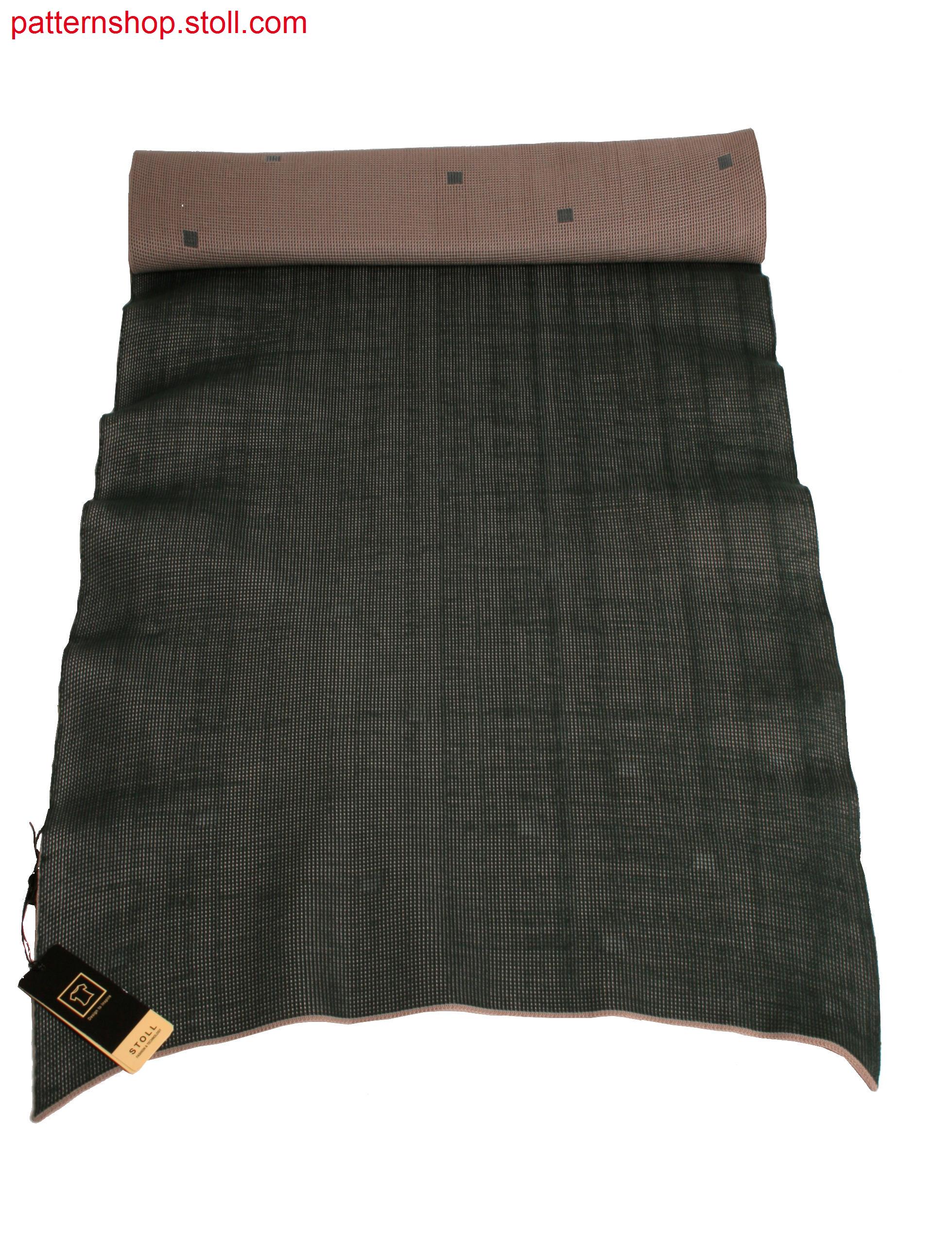 mat, space structure in 3 layers, volume effect by monofilament yarn