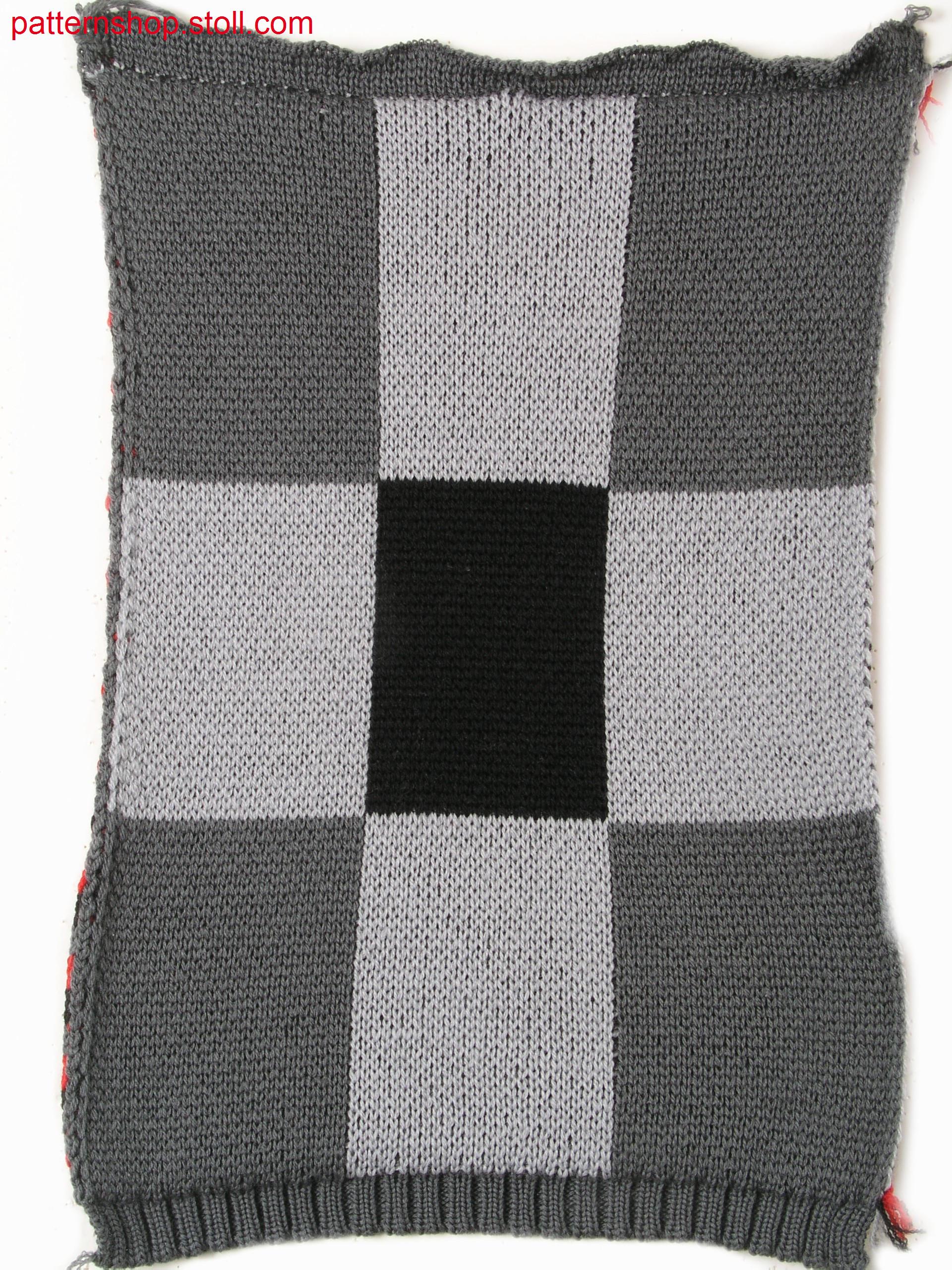 Two layer fabric in 1x1 technique / Zweilagiges Gestrick in 1x1 Technik