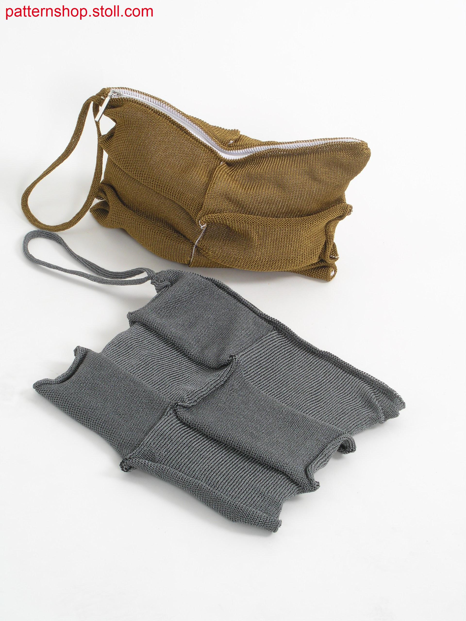 Wrist bag with inner lining / Handgelenktasche mit Innenfutter