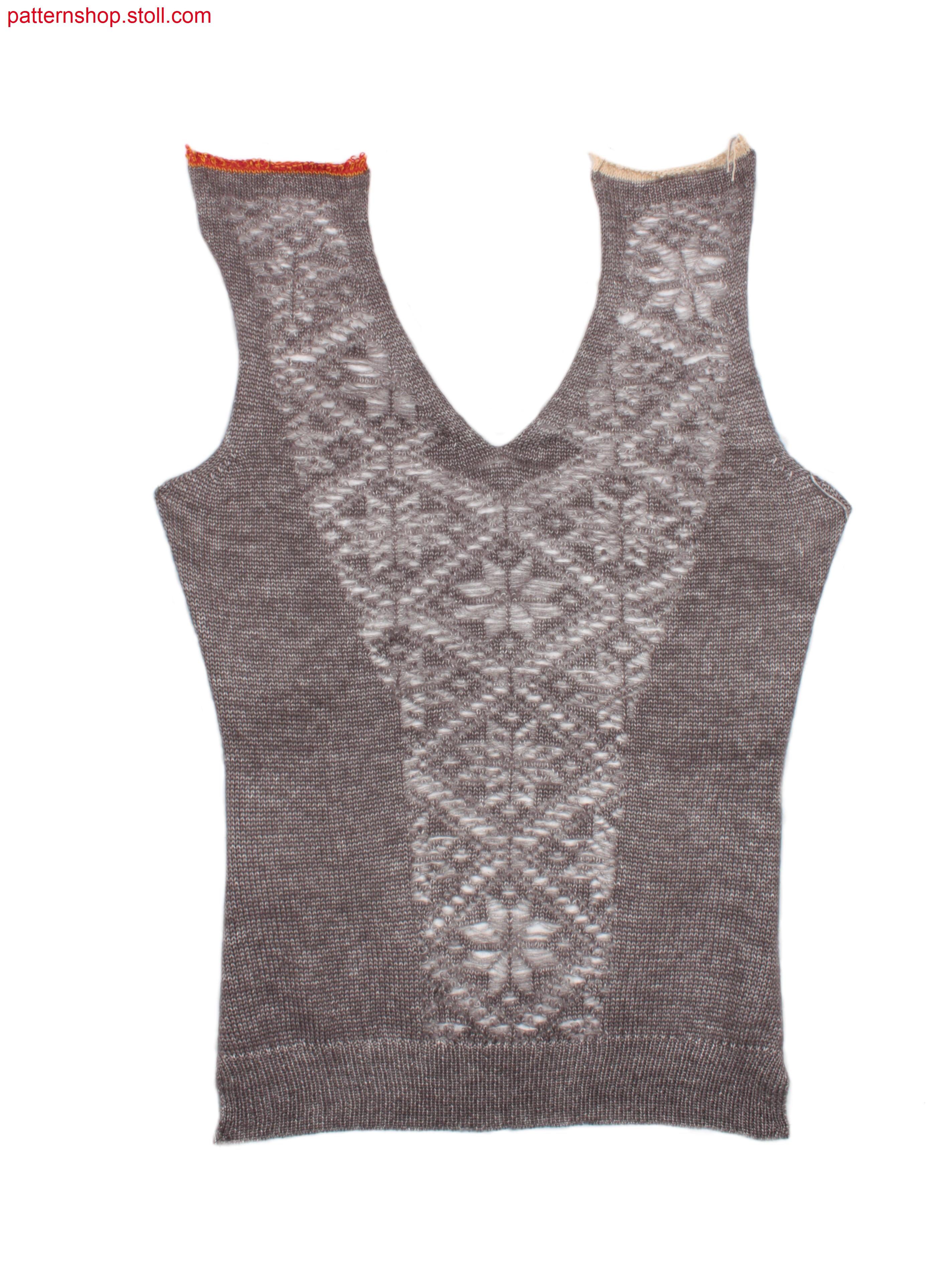 Fully Fashion front with filigree motif / Fully Fashion Vorderteil mit Filigranmuster