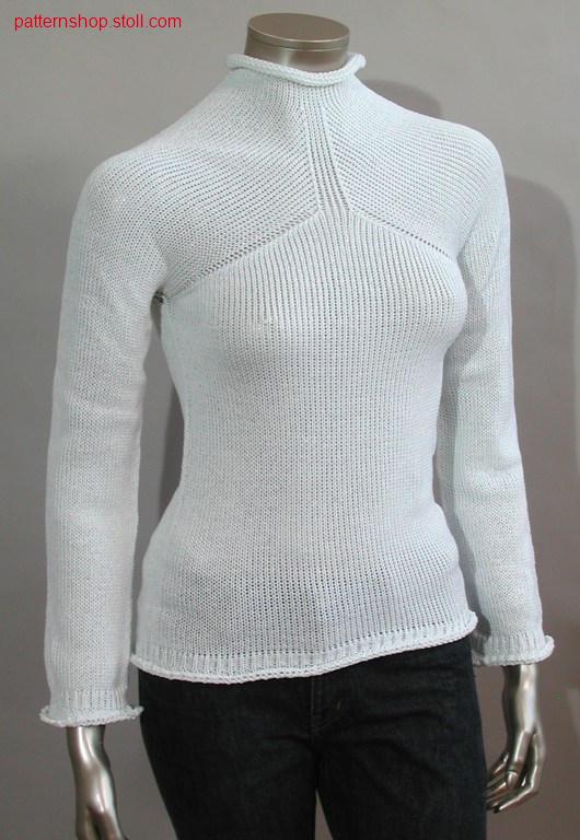 Pullover with set in sleeves / Pullover mit eingesetzten