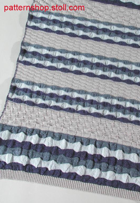 Striped pattern with cast off / Ringelmuster mit Umh