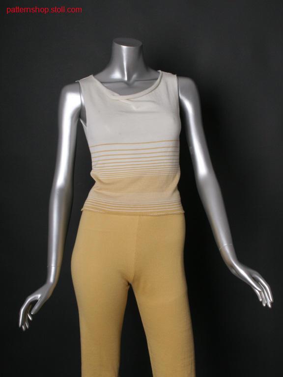 Ringed Fully Fashion jersey top / Geringeltes Fully Fashion Rechts-Links Top