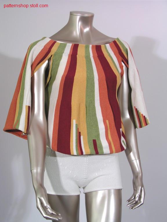 FF-intarsia in gore technique / FF-Intarsienmuster in Spickeltechnik.