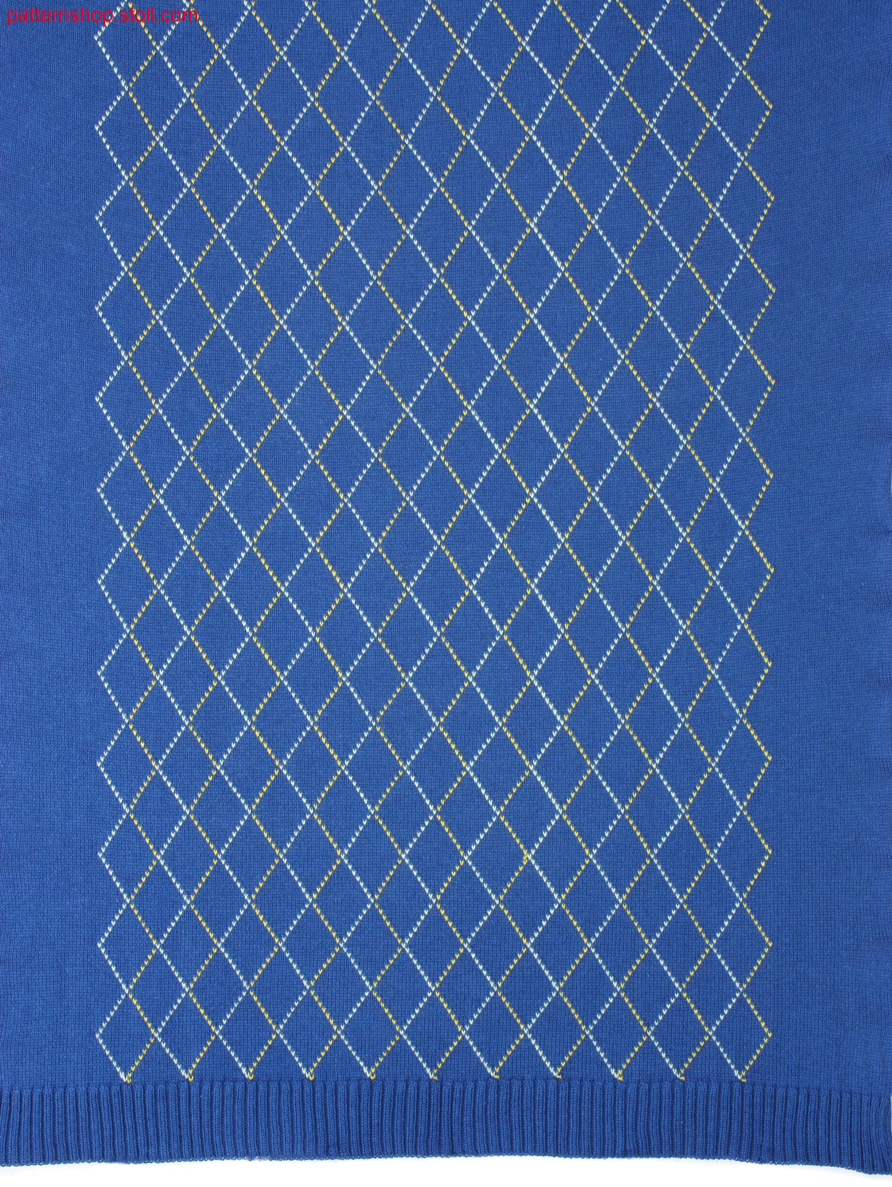 Argyle pattern with 23 (26) yarn carriers / Argyle-Muster mit 23 (26) Fadenf