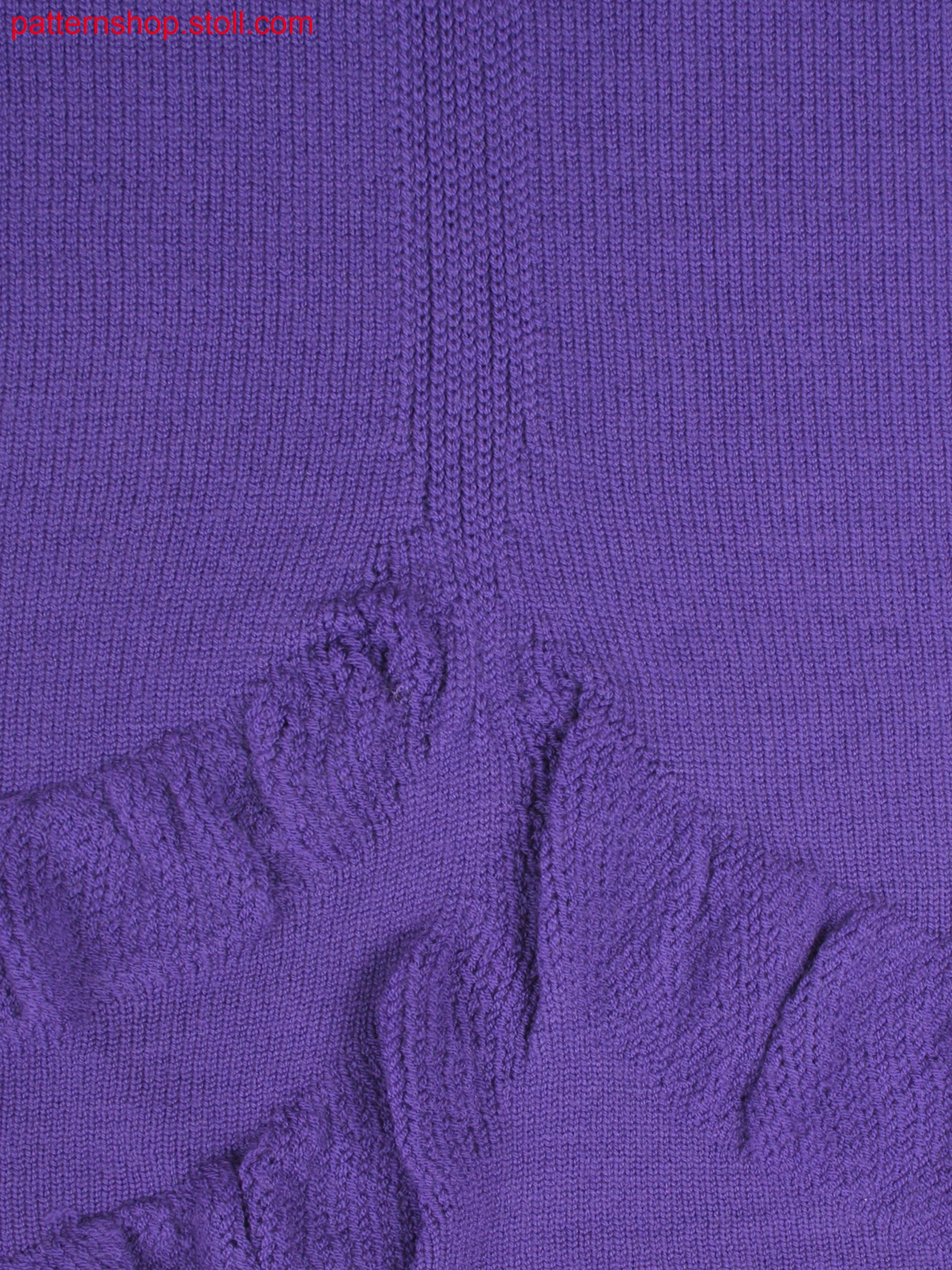 Swatch with cast off technique