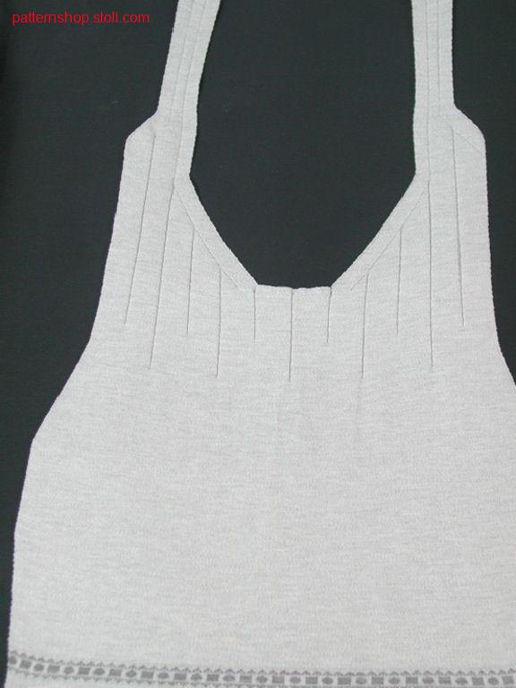 FF front in RR with jacquardborder / FF Vorderteil in RR mitJacquarbord