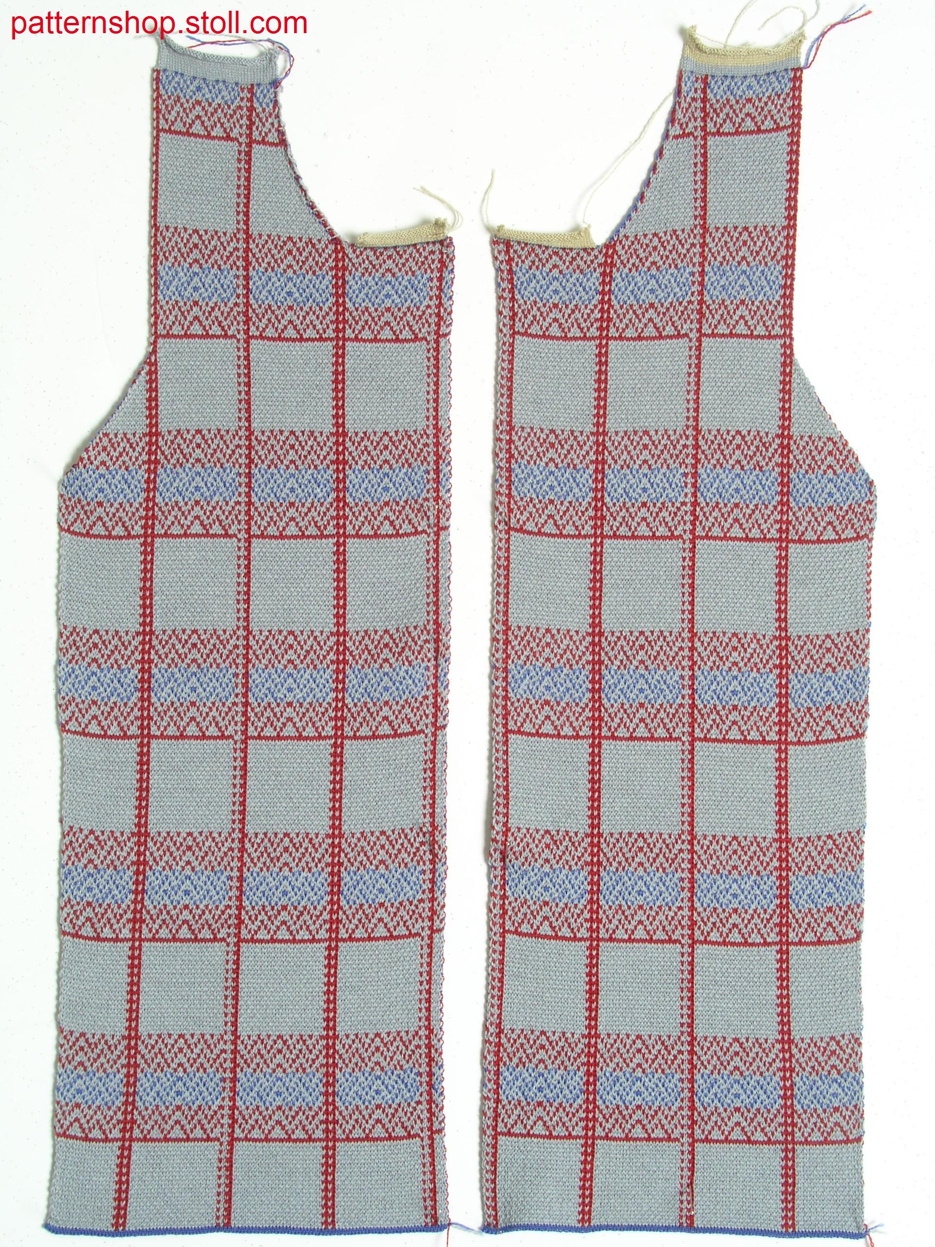 Fully fashion jacquard children's cardigan / Fully Fashion Jacquard Kinderstrickjacke