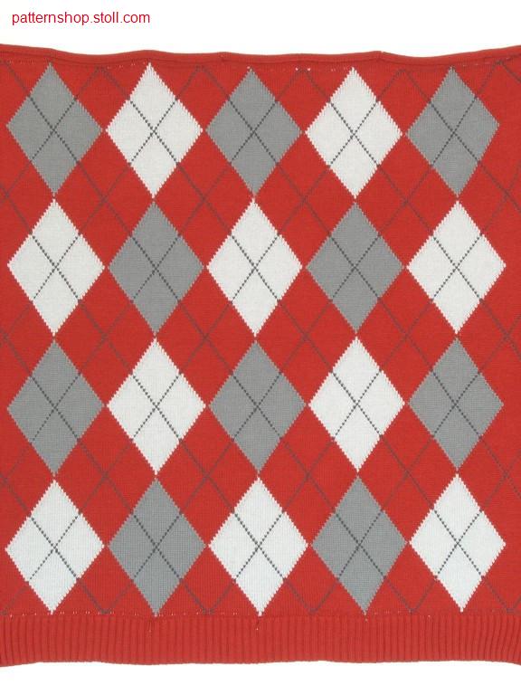 Burlington-intarsia pattern with 25 intarsia yarn carriers /Burlington-Intarsiamuster mit 25 Intarsia Fadenf