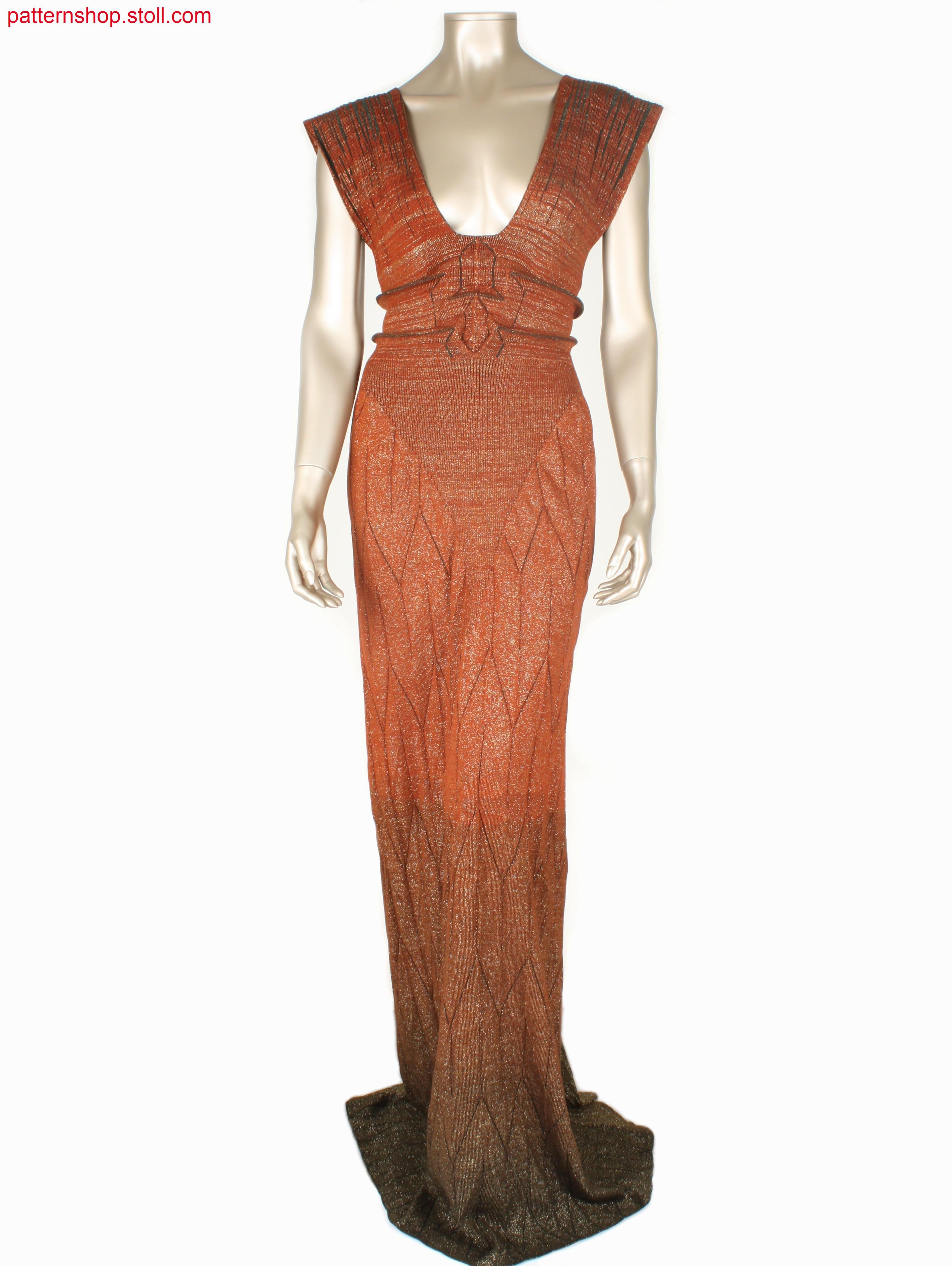 Sleeveless Fully Fashion long dress /