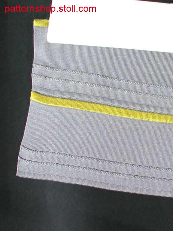 Double jersey polo collar / Rechts-Rechts Polo-Kragen