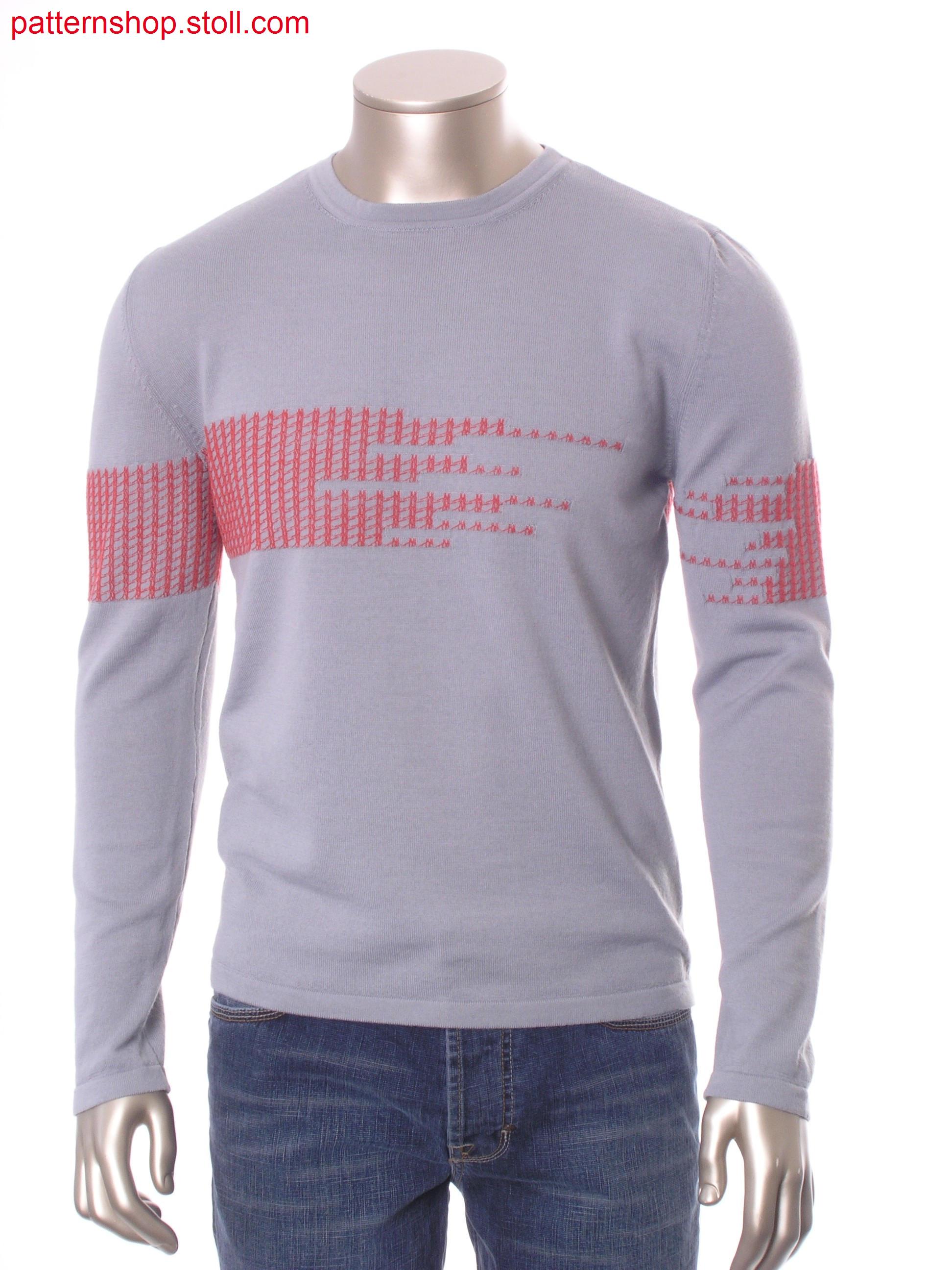 FF-pullover with inserted sleeves / FF-Pullover mit eingesetzten