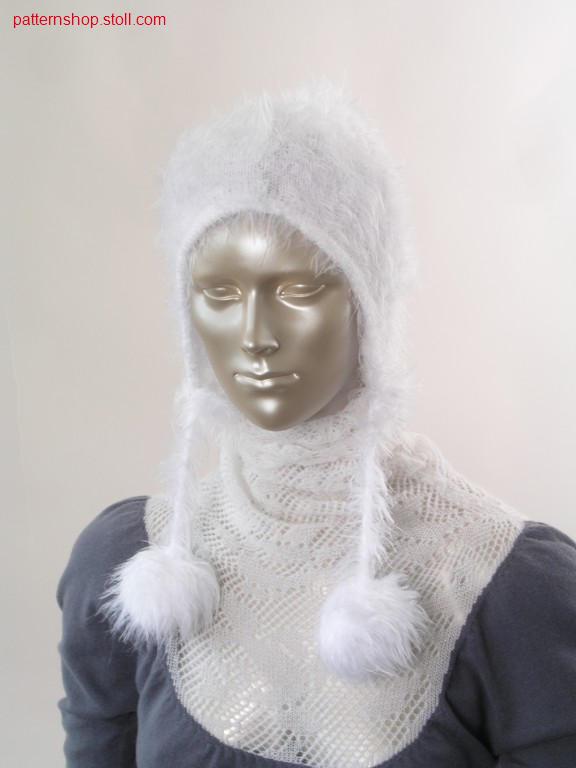 Jersey cap with included ear flaps / Rechts-Links M