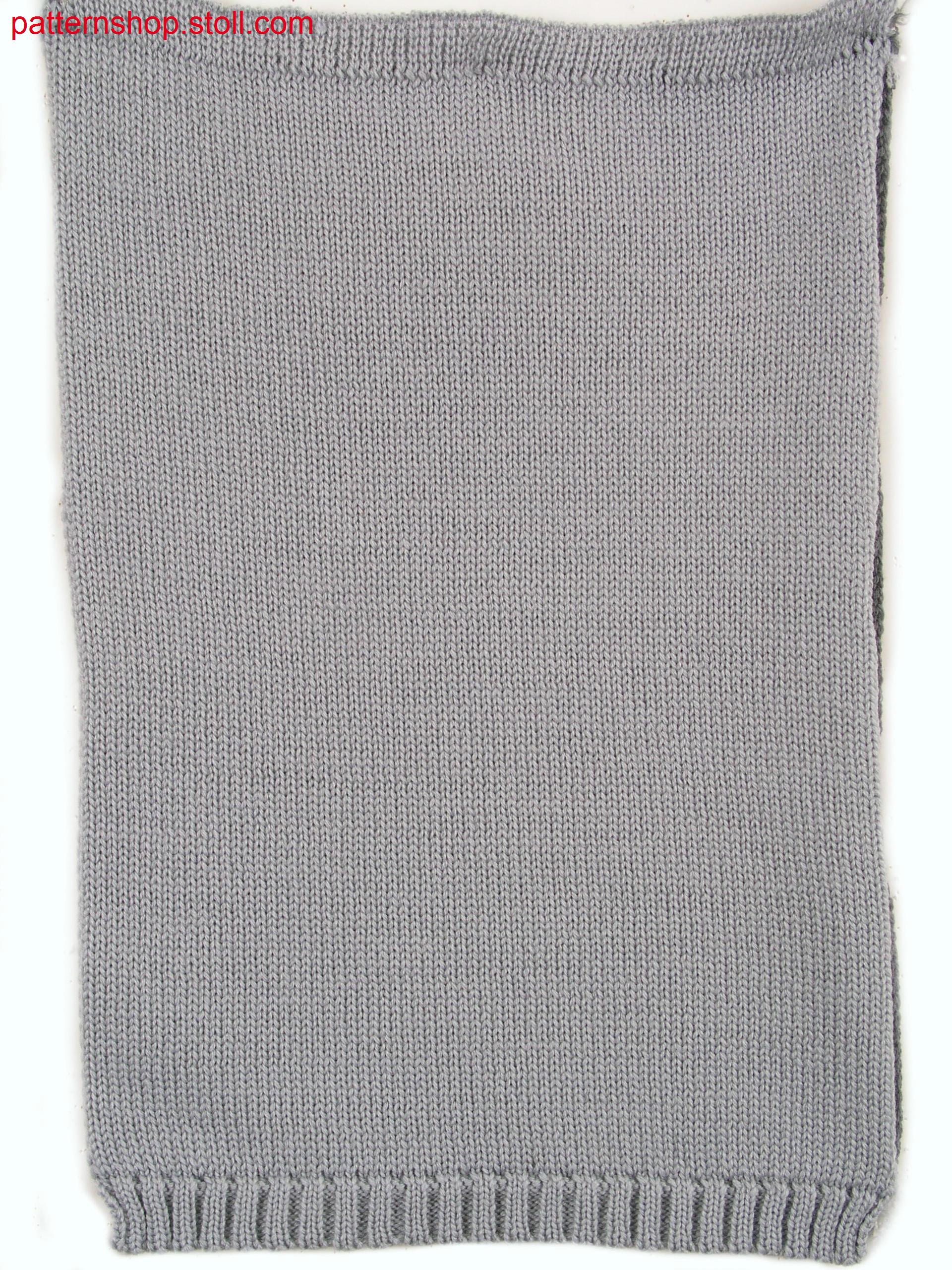 Two layer fabric in 1x1 technique / Zweilagiges Gestrick in 1x1 Technik