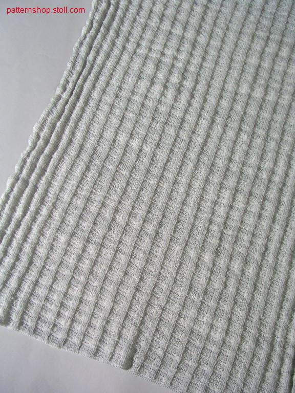 5x4 rib with horizontal stripe structure / 5x4 Rippe mit Strukturringel