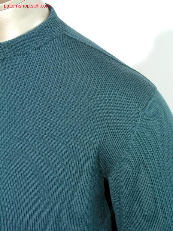 Detail French shoulder and 1x1 collar / Franz
