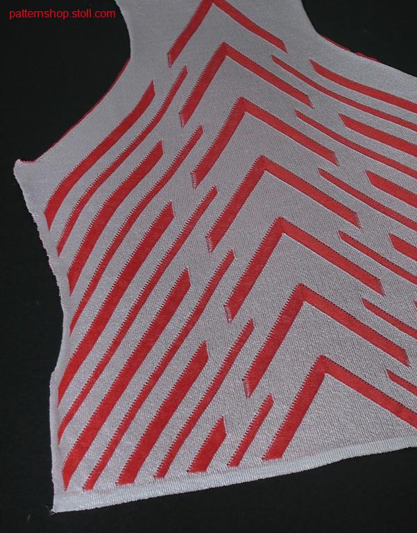 2-Colour FF cross tubular pattern / 2-Farbiges FF Kreuzschlauchmuster